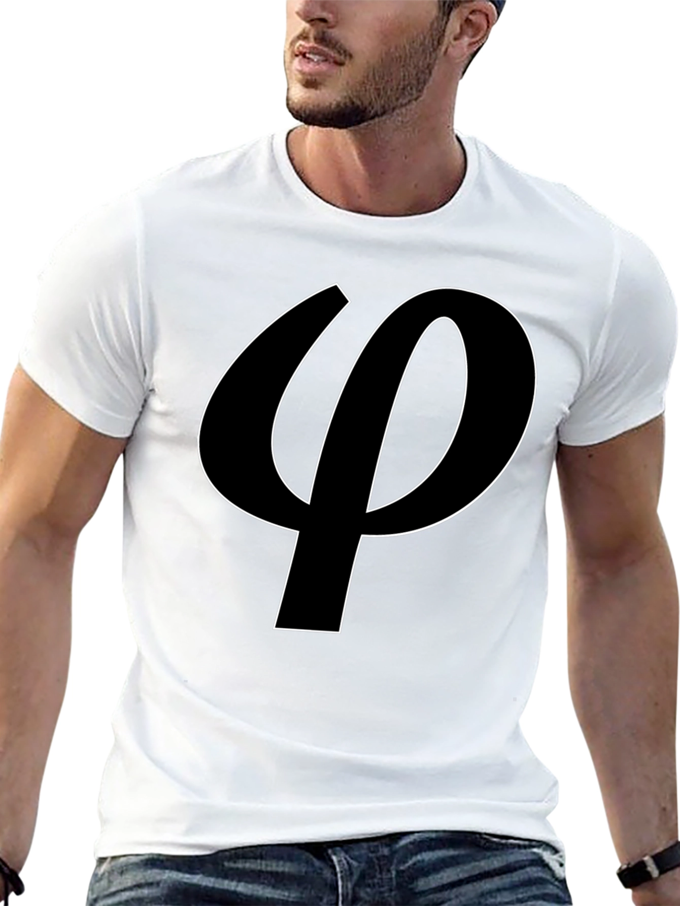 Phi Symbol T-Shirt - Sleek and Stylish