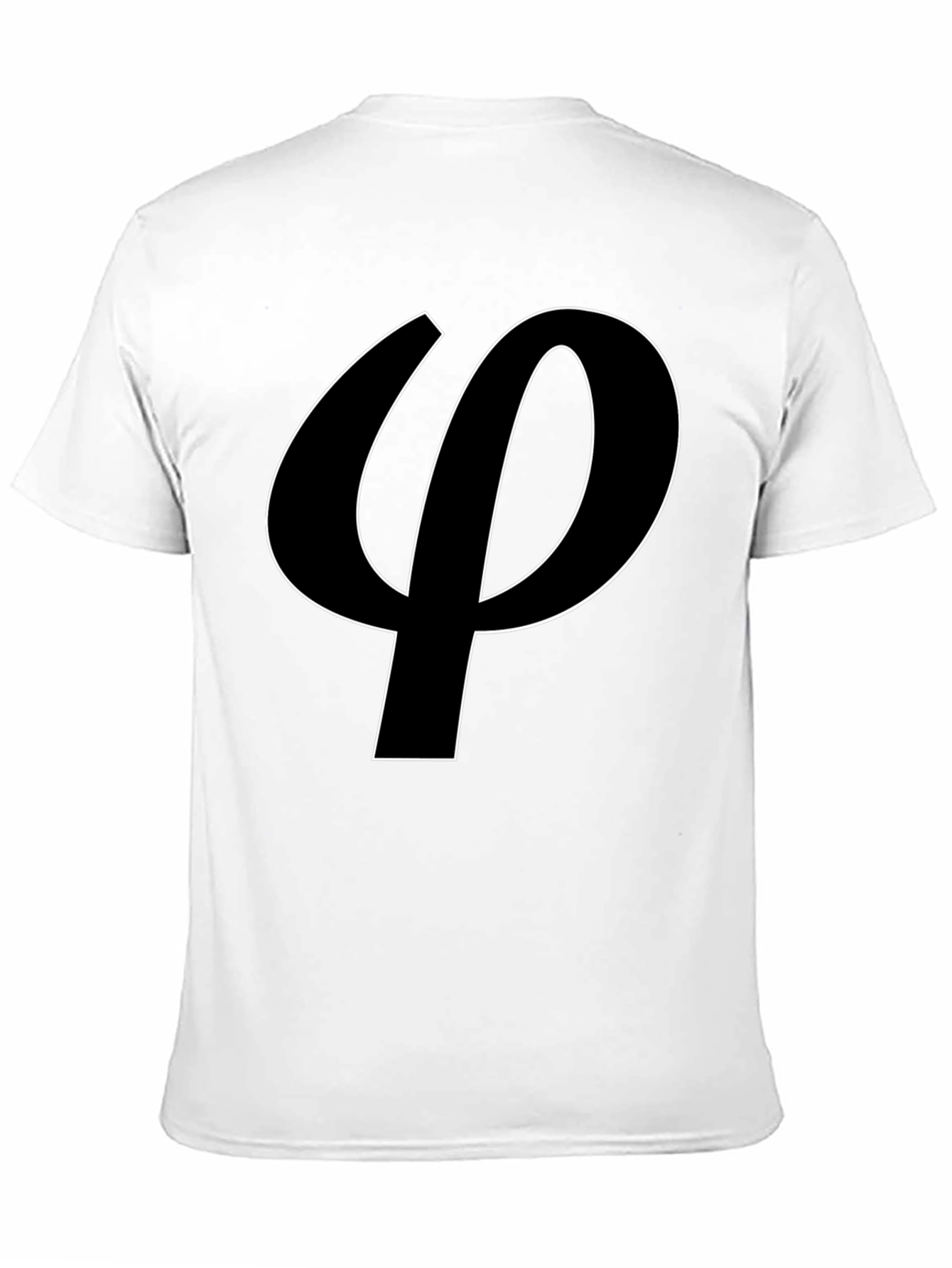 Phi Symbol T-Shirt - Sleek and Stylish