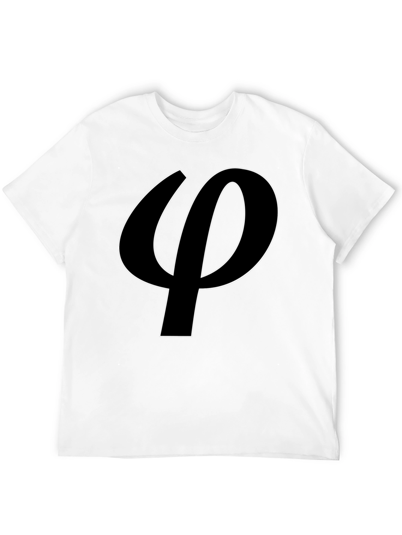 Phi Symbol T-Shirt - Sleek and Stylish