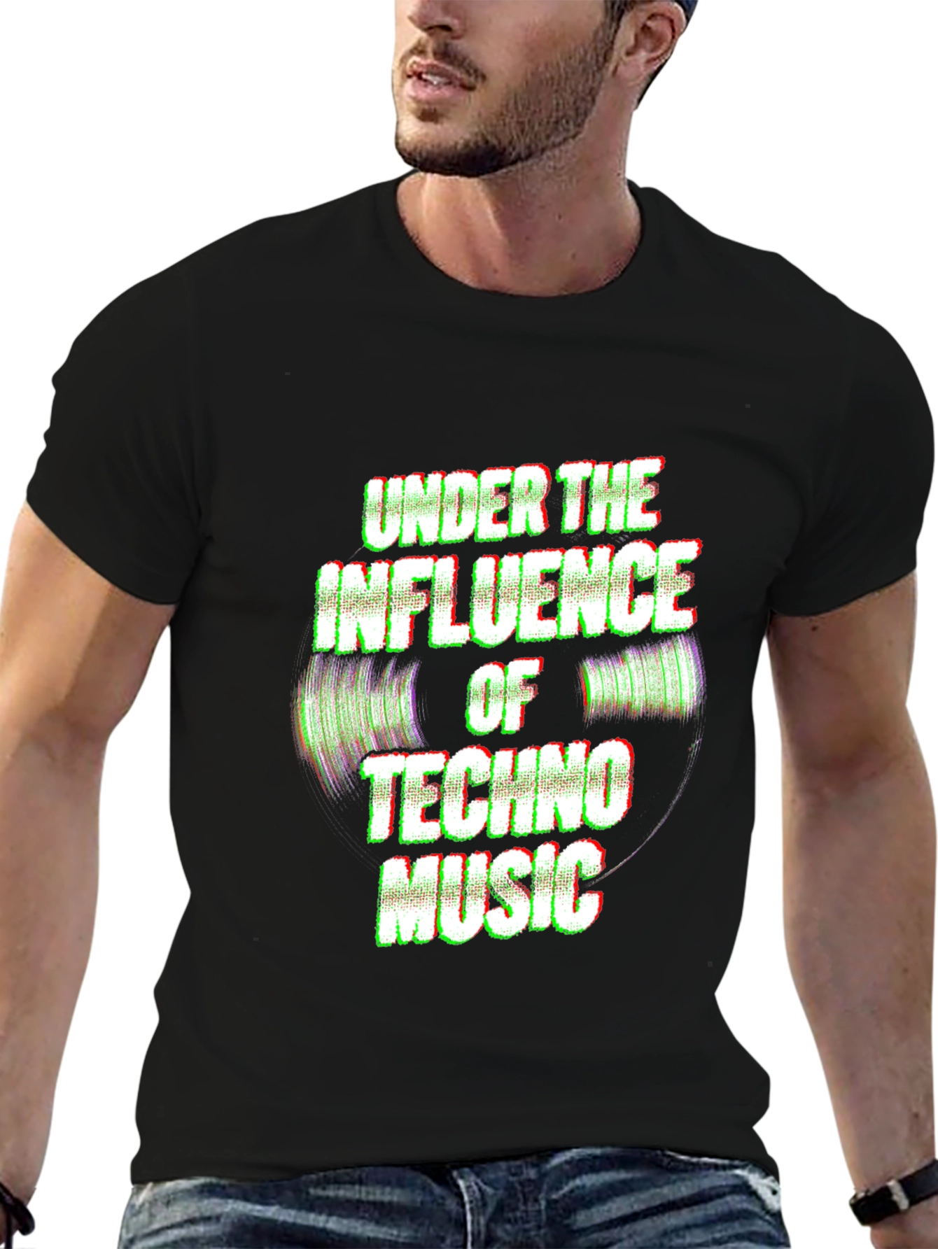 Techno Music Influence Graphic T-Shirt