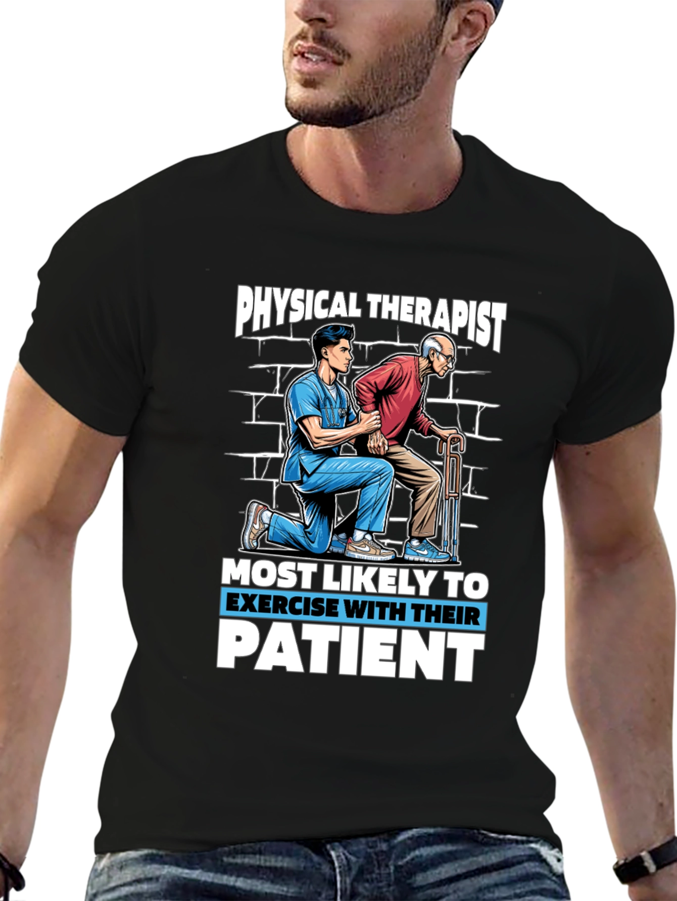 Physical Therapist Exercise With Patient T-Shirt