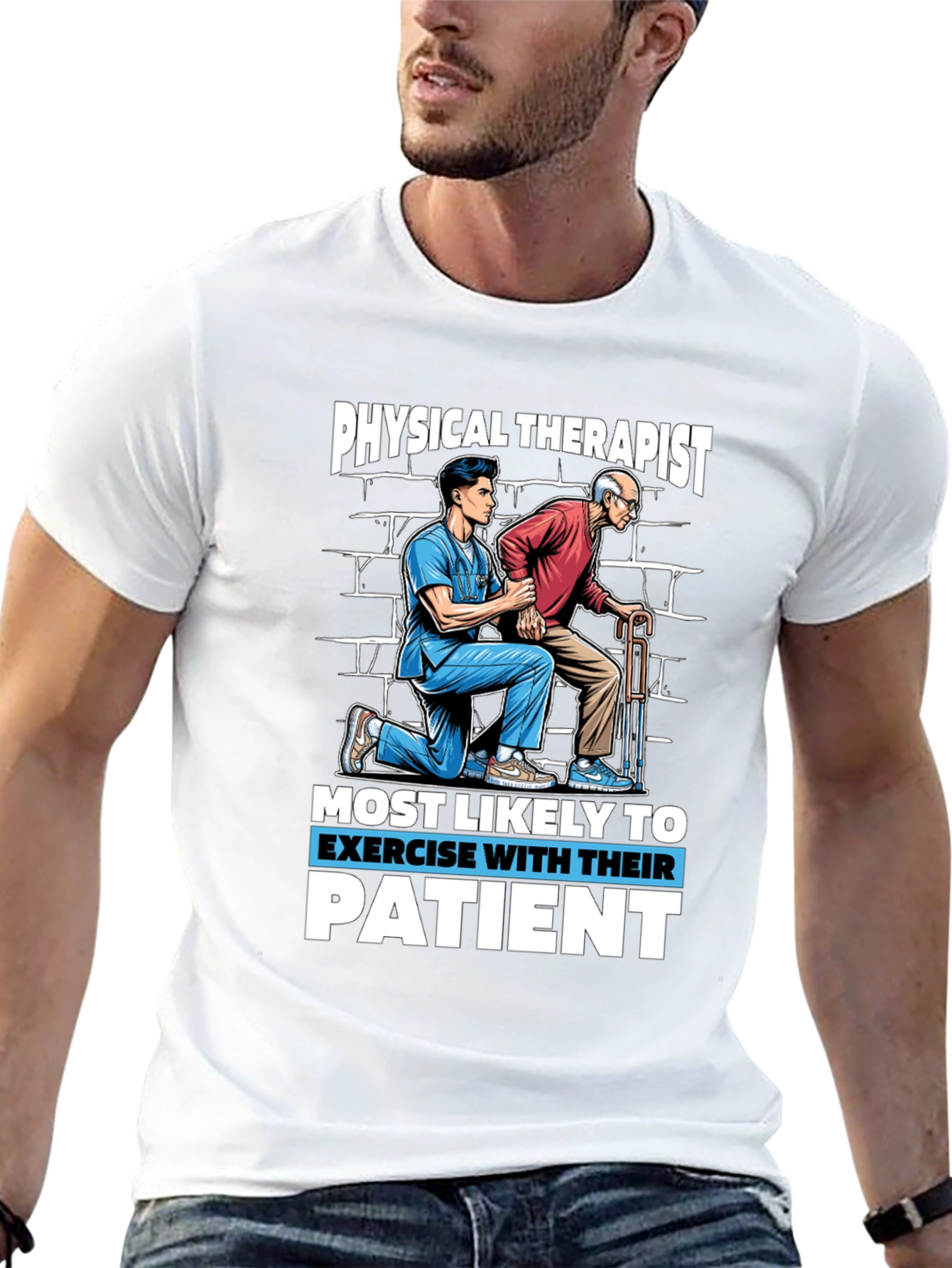 Physical Therapist Exercise With Patient T-Shirt