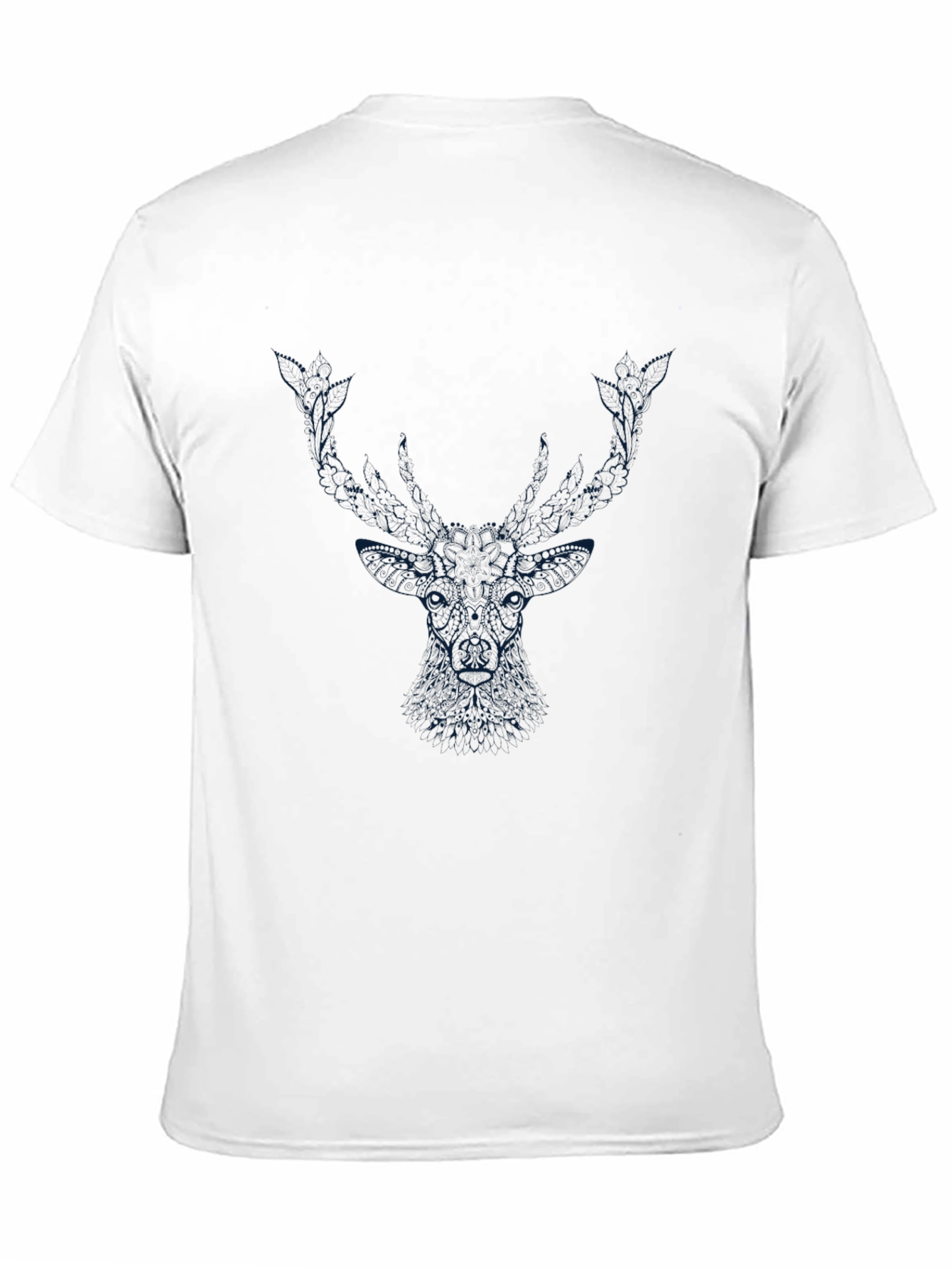 Black Deer Graphic T-Shirt - Modern Style