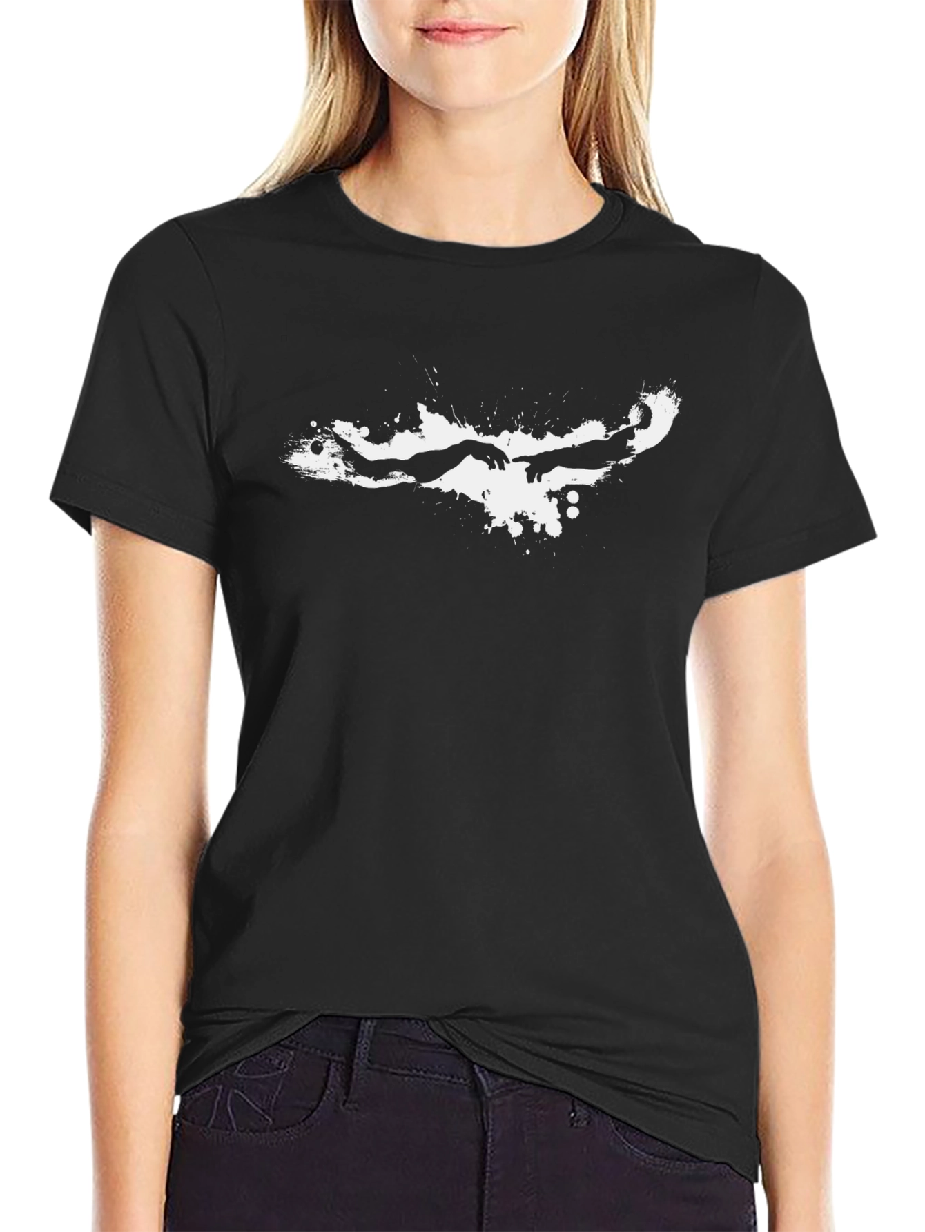 Creation of Adam Graphic T-Shirt - Black