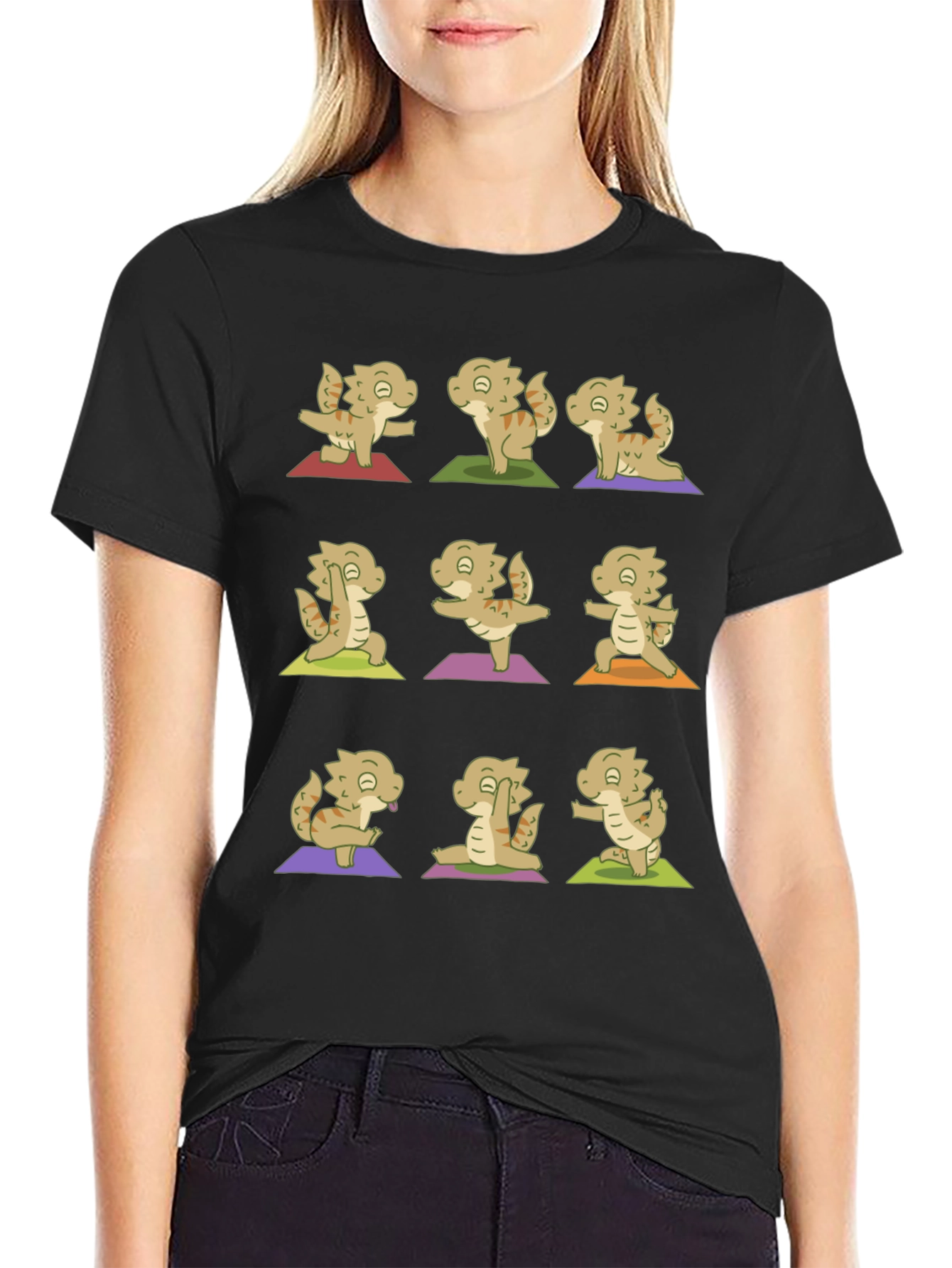 Yoga Bearded Dragon T-Shirt - Relax & Meditate!