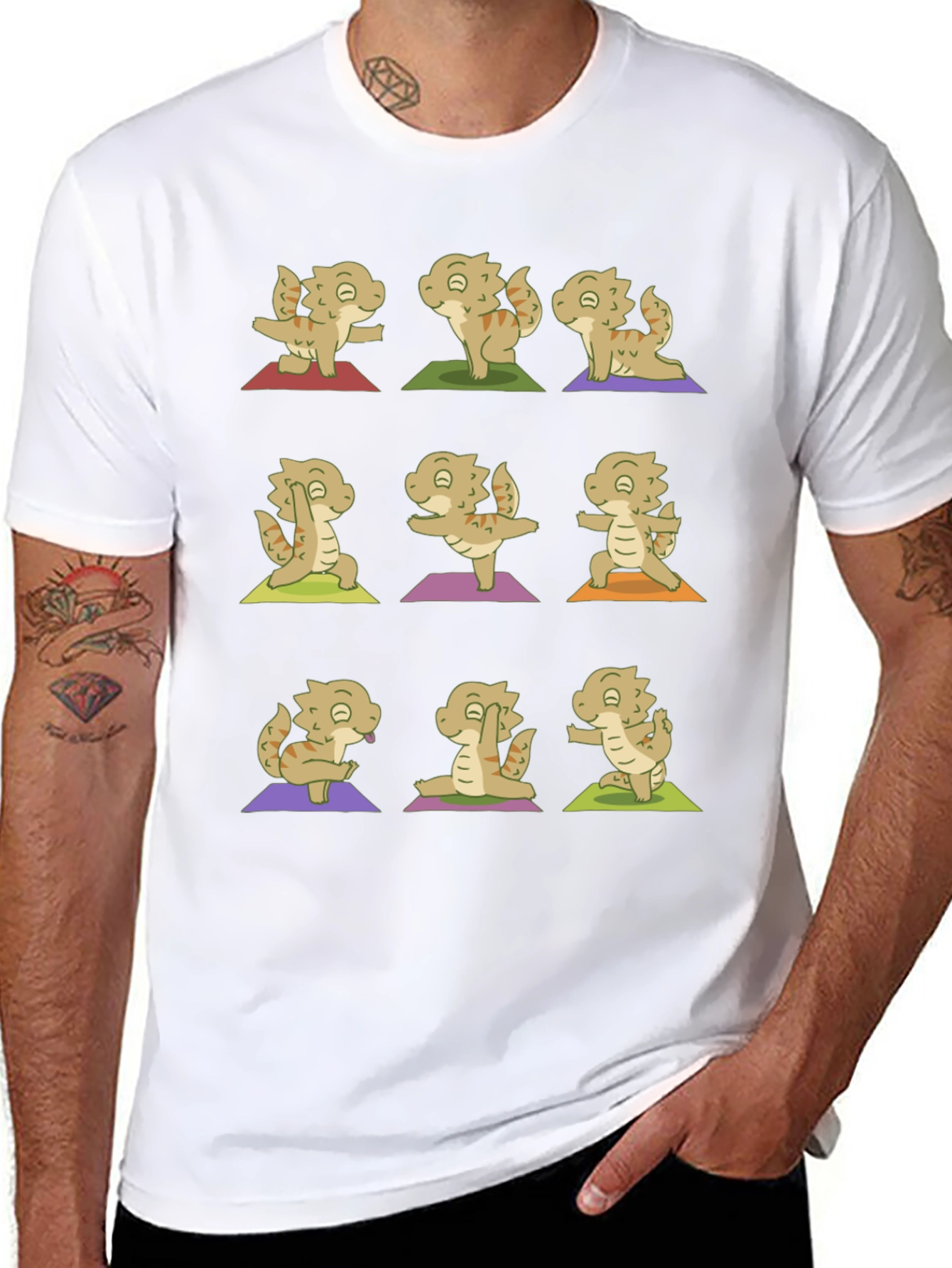 Yoga Bearded Dragon T-Shirt - Relax & Meditate!