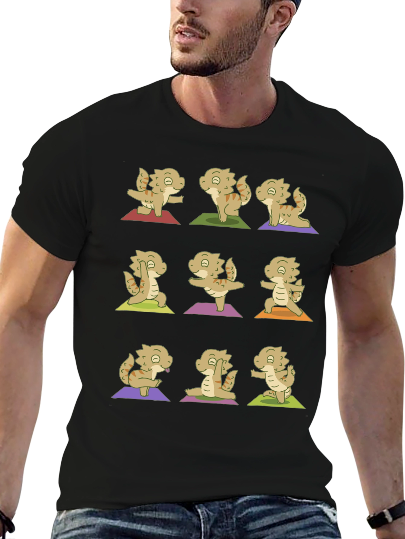Yoga Bearded Dragon T-Shirt - Relax & Meditate!