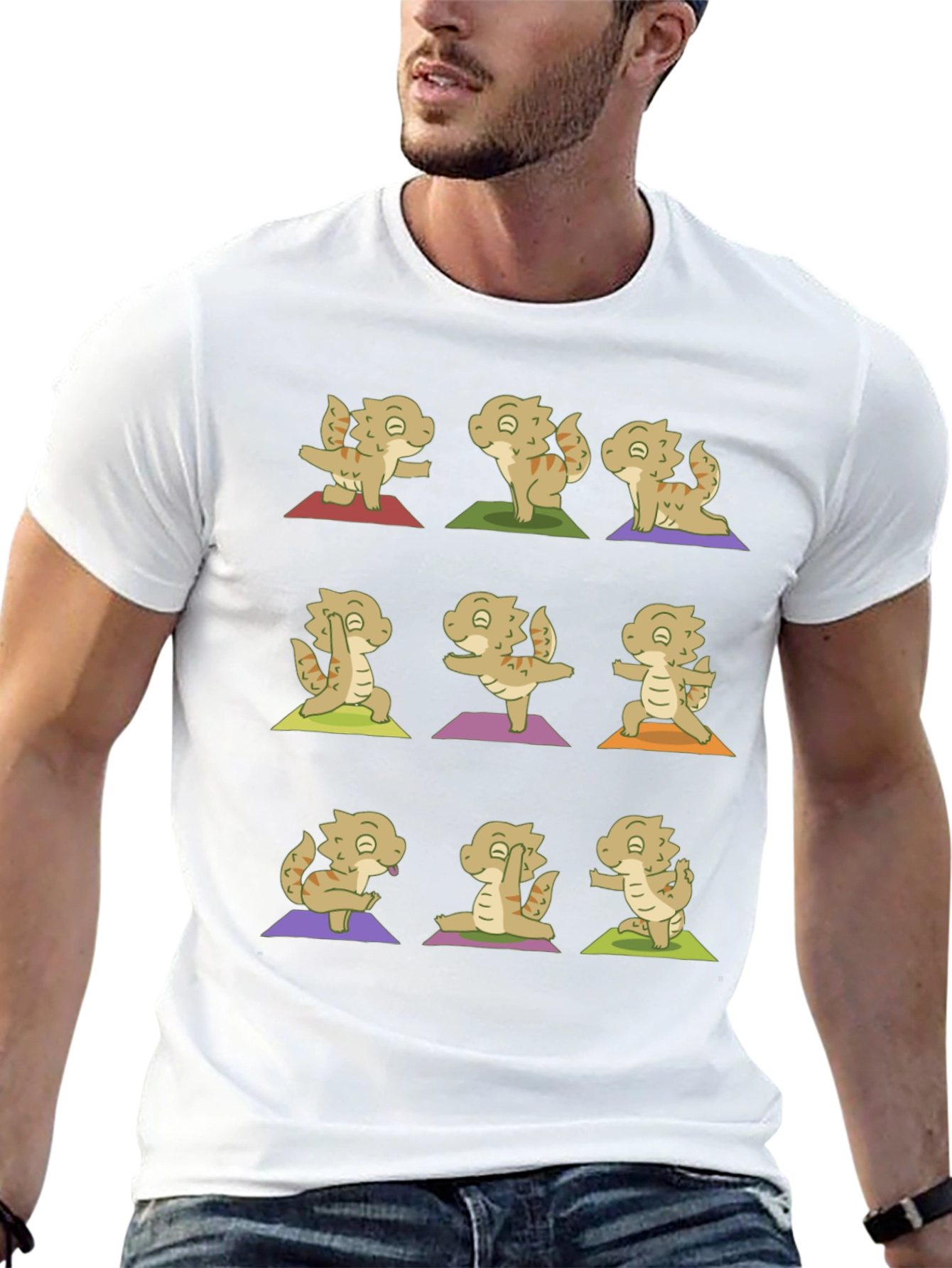 Yoga Bearded Dragon T-Shirt - Relax & Meditate!
