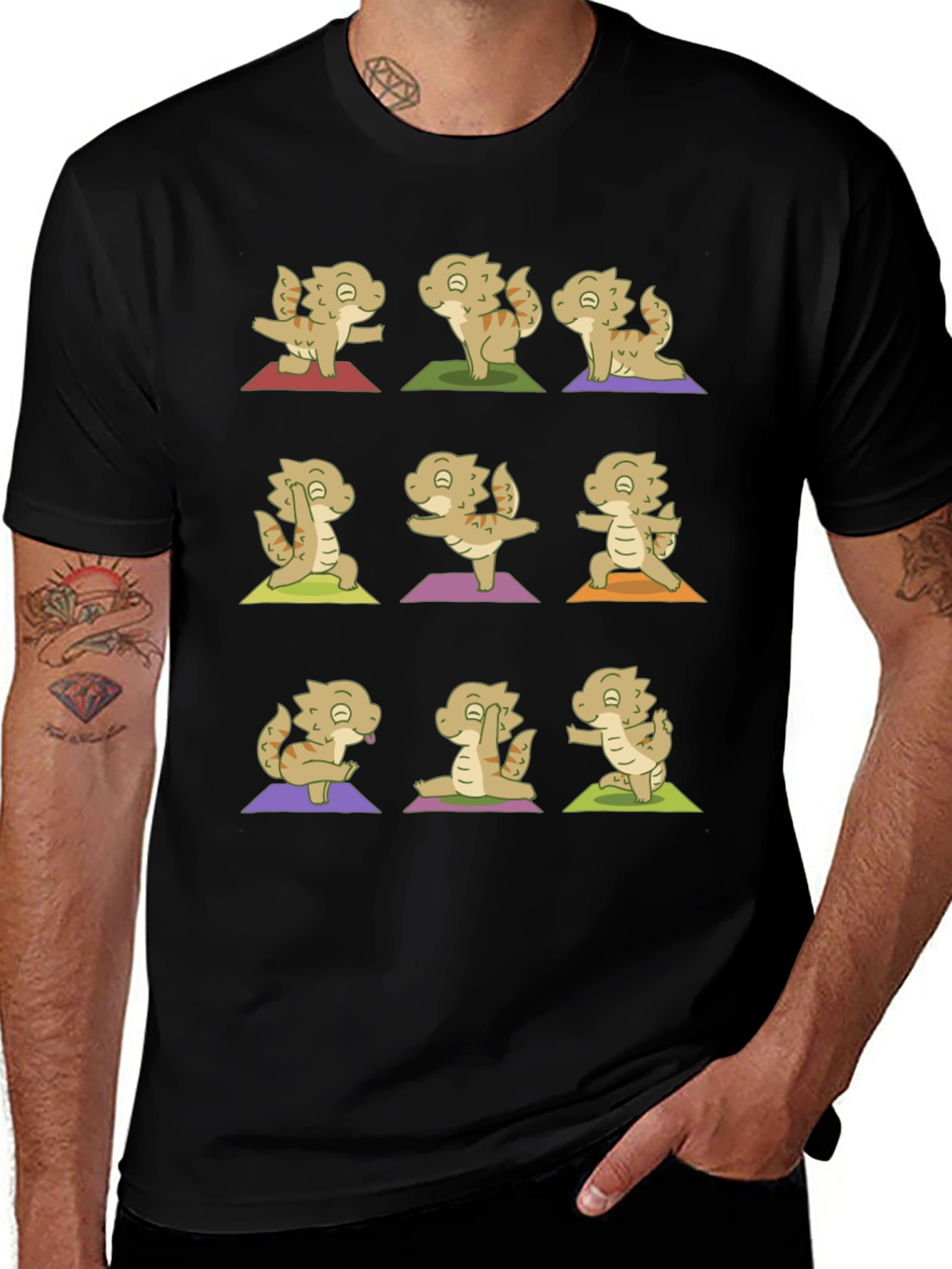 Yoga Bearded Dragon T-Shirt - Relax & Meditate!
