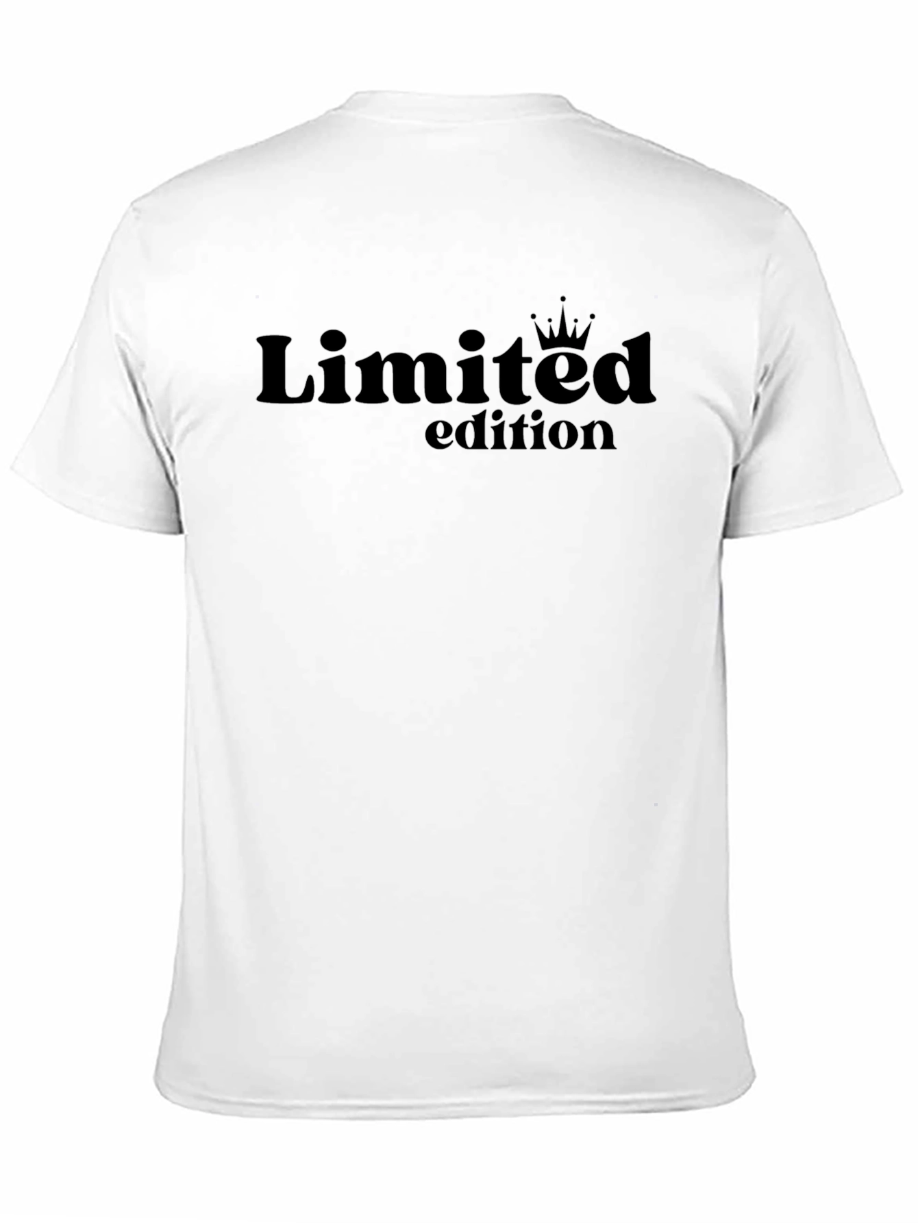 Limited Edition Graphic Print Black T-Shirt