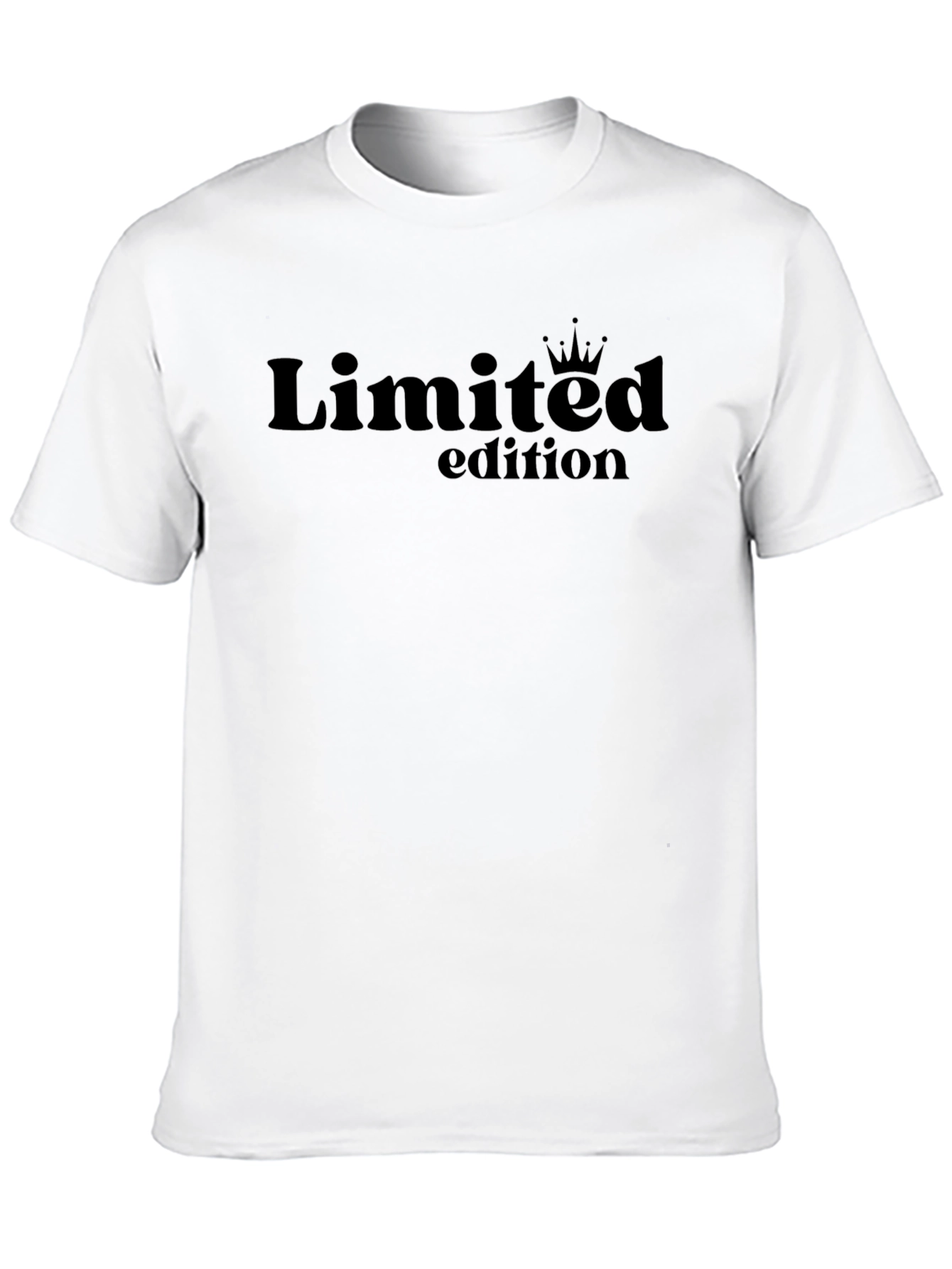 Limited Edition Graphic Print Black T-Shirt