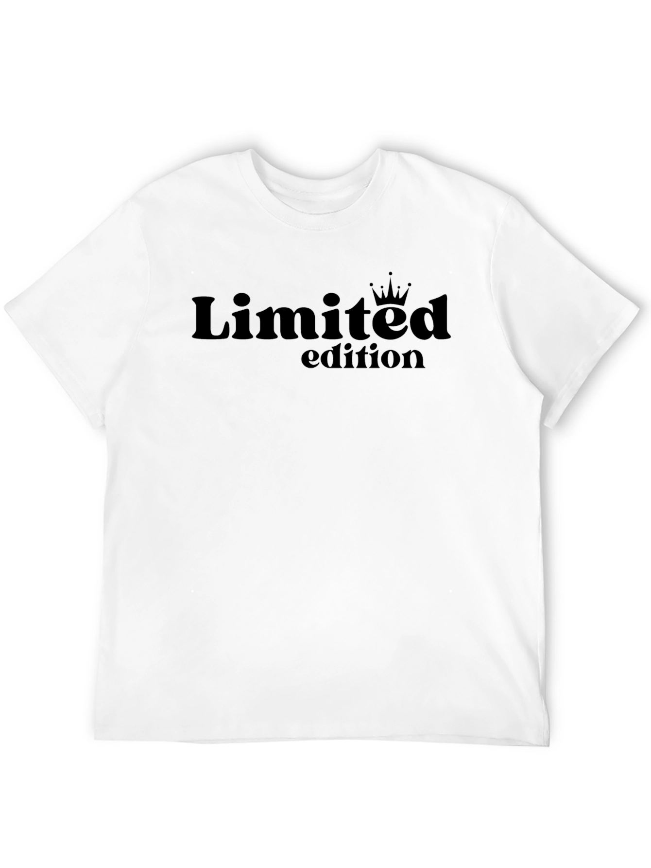 Limited Edition Graphic Print Black T-Shirt
