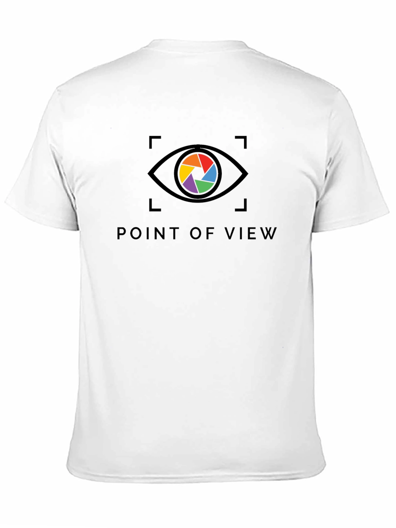 Point of View Rainbow Eye Black T-Shirt