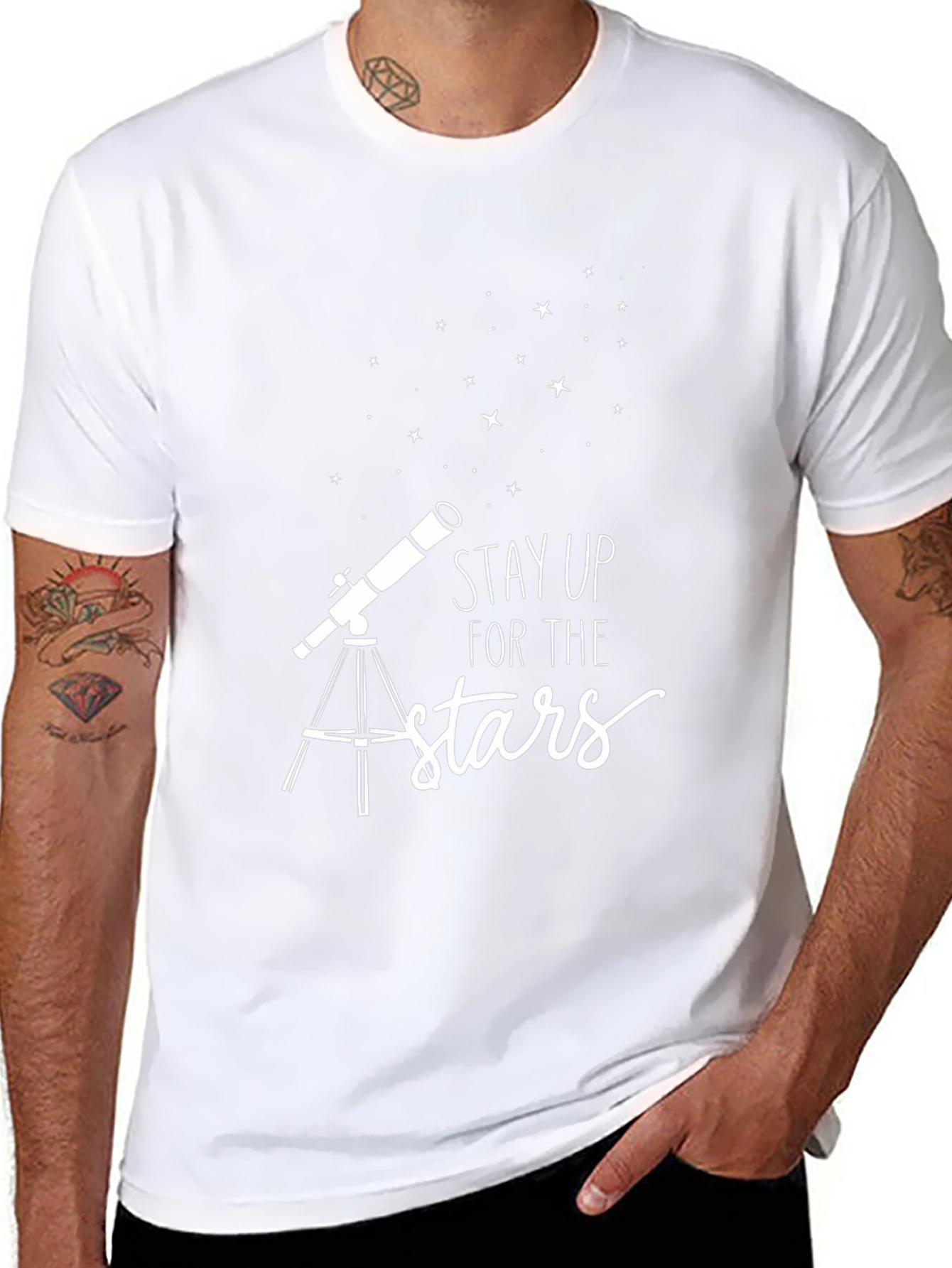 Stay Up For The Stars Graphic Tee