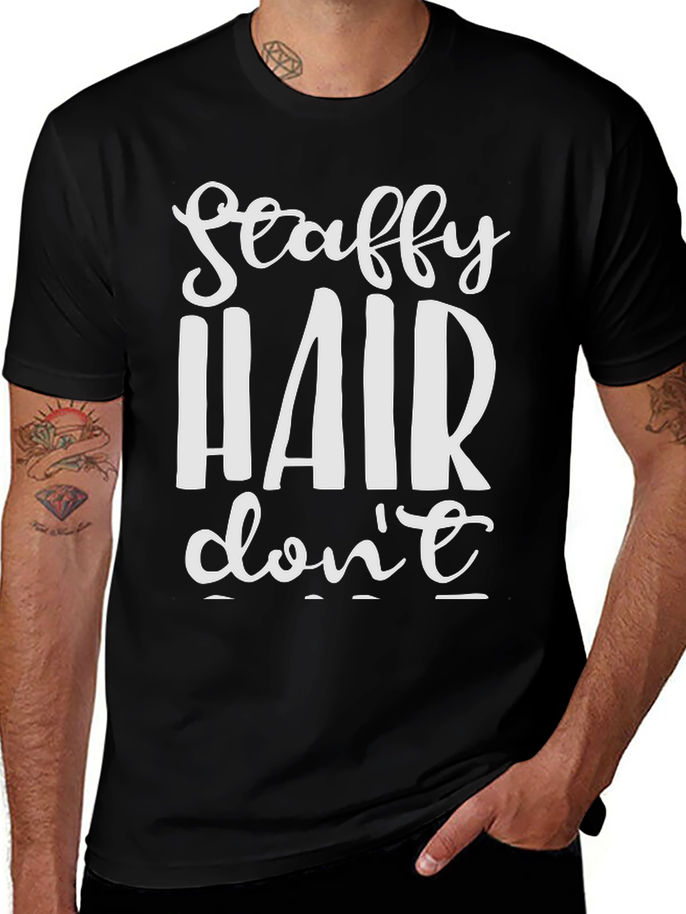 Scafty Hair Dont Care T-Shirt