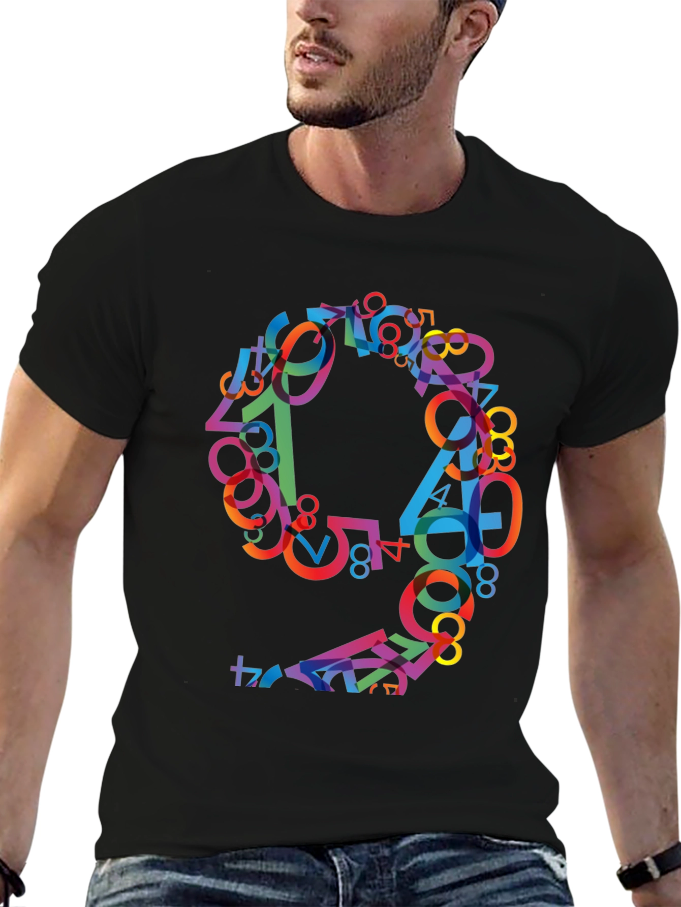 Number Art T-Shirt - Funky Design