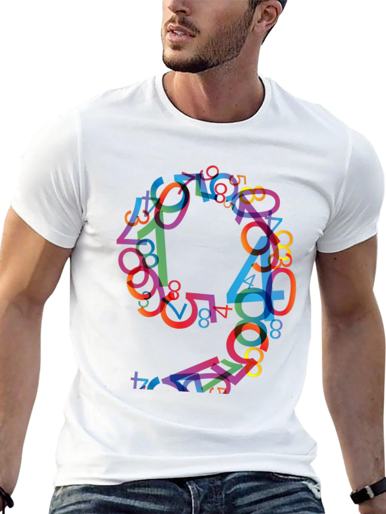Number Art T-Shirt - Funky Design