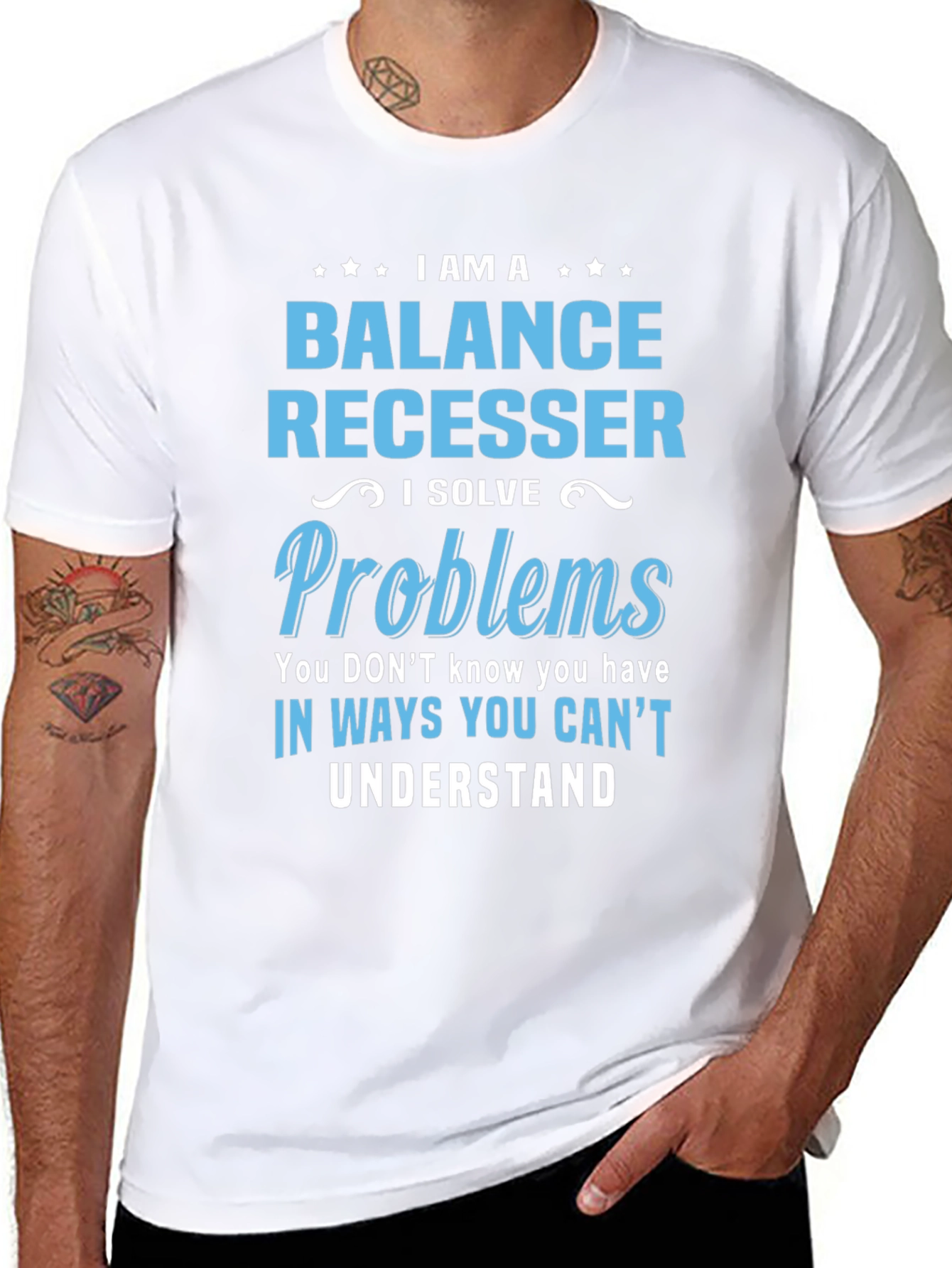 Balance Recesser T-Shirt - I Solve Problems