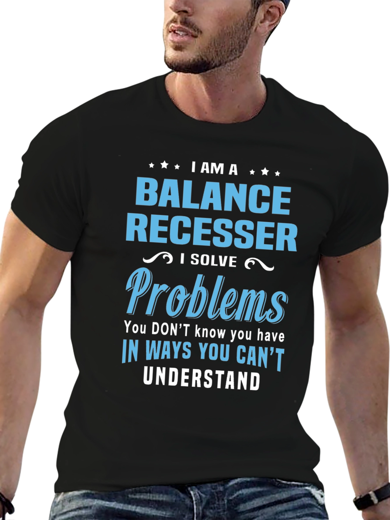 Balance Recesser T-Shirt - I Solve Problems