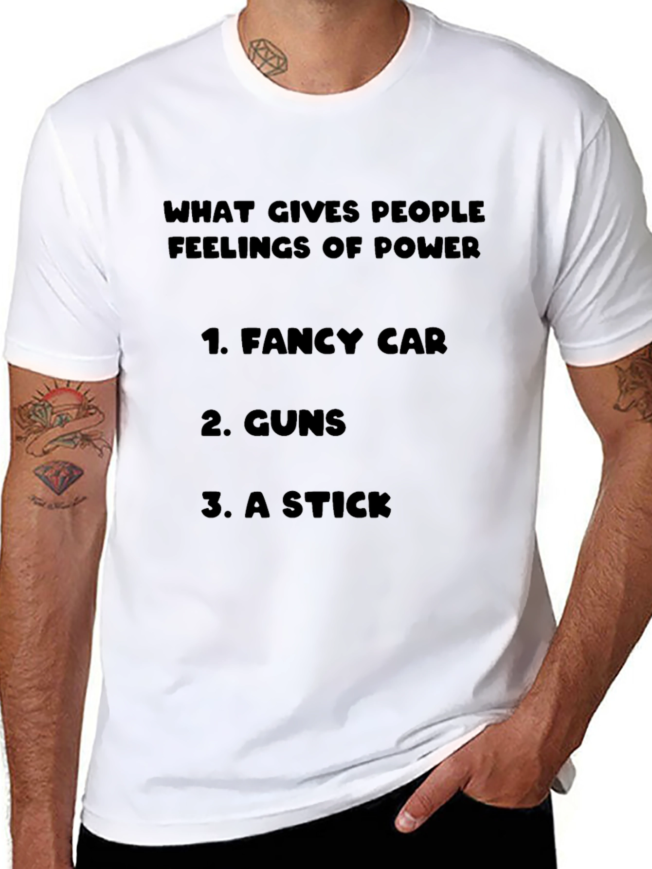 Funny Feelings of Power Graphic Tee