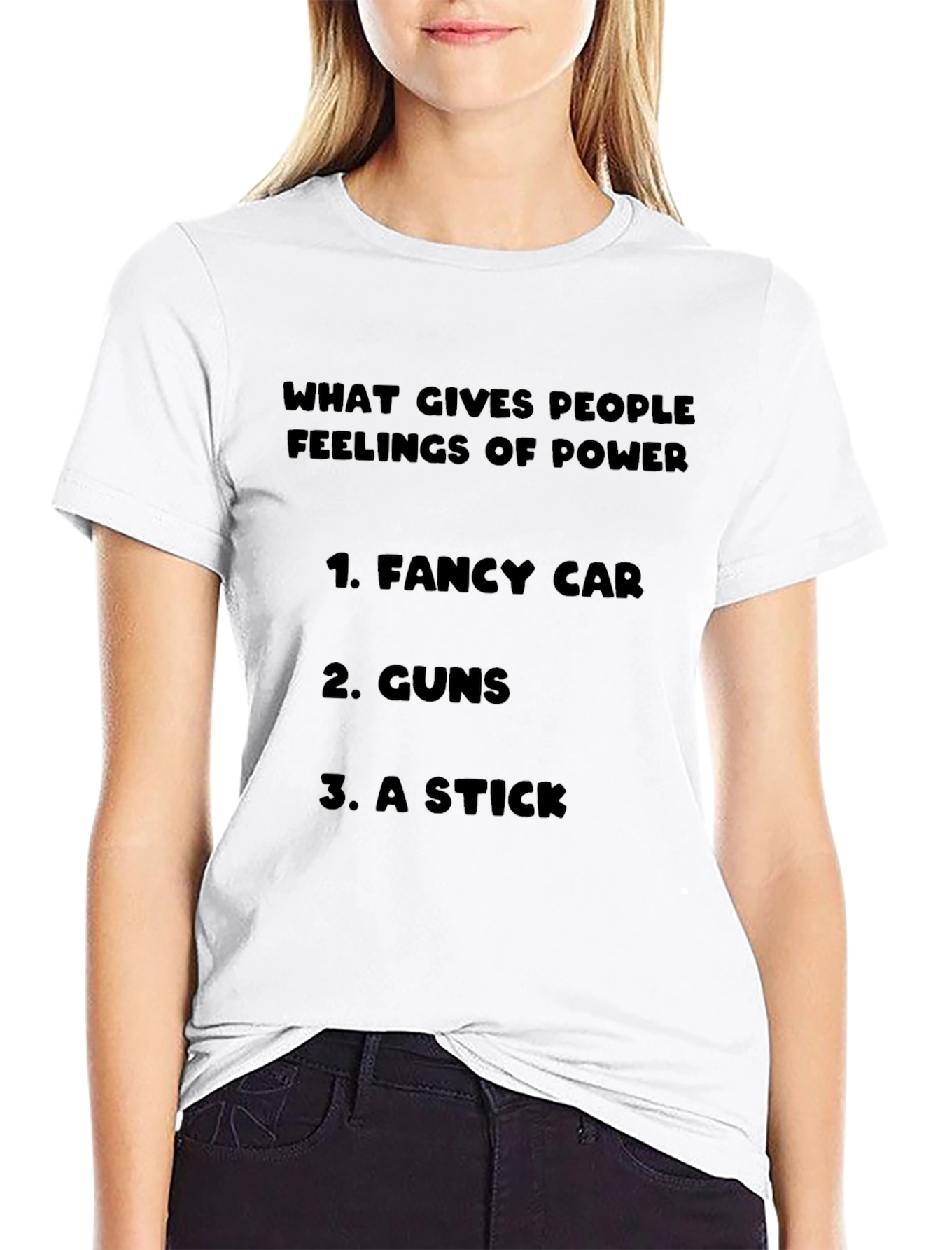 Funny Feelings of Power Graphic Tee