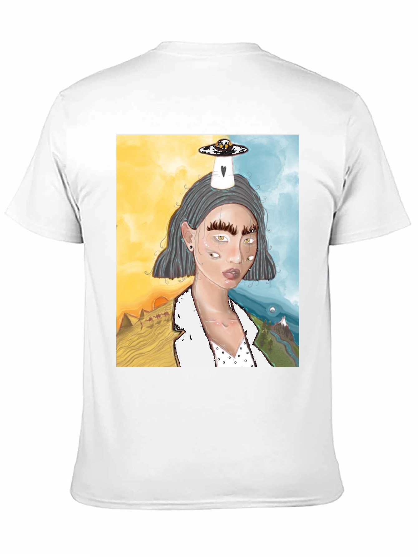 Surreal Dreamscape Graphic Tee - Unique Design