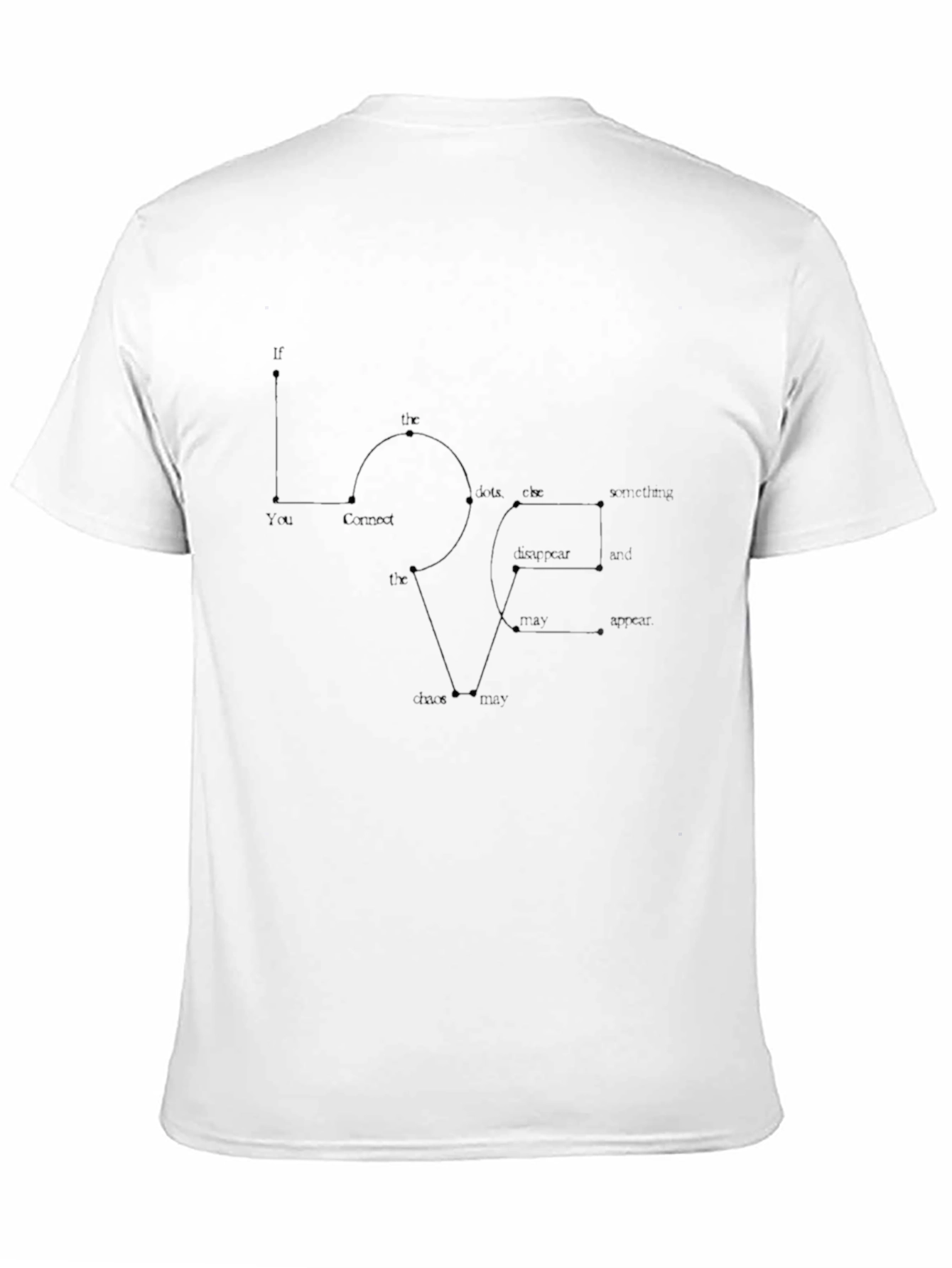 Geometric Diagram Black T-Shirt