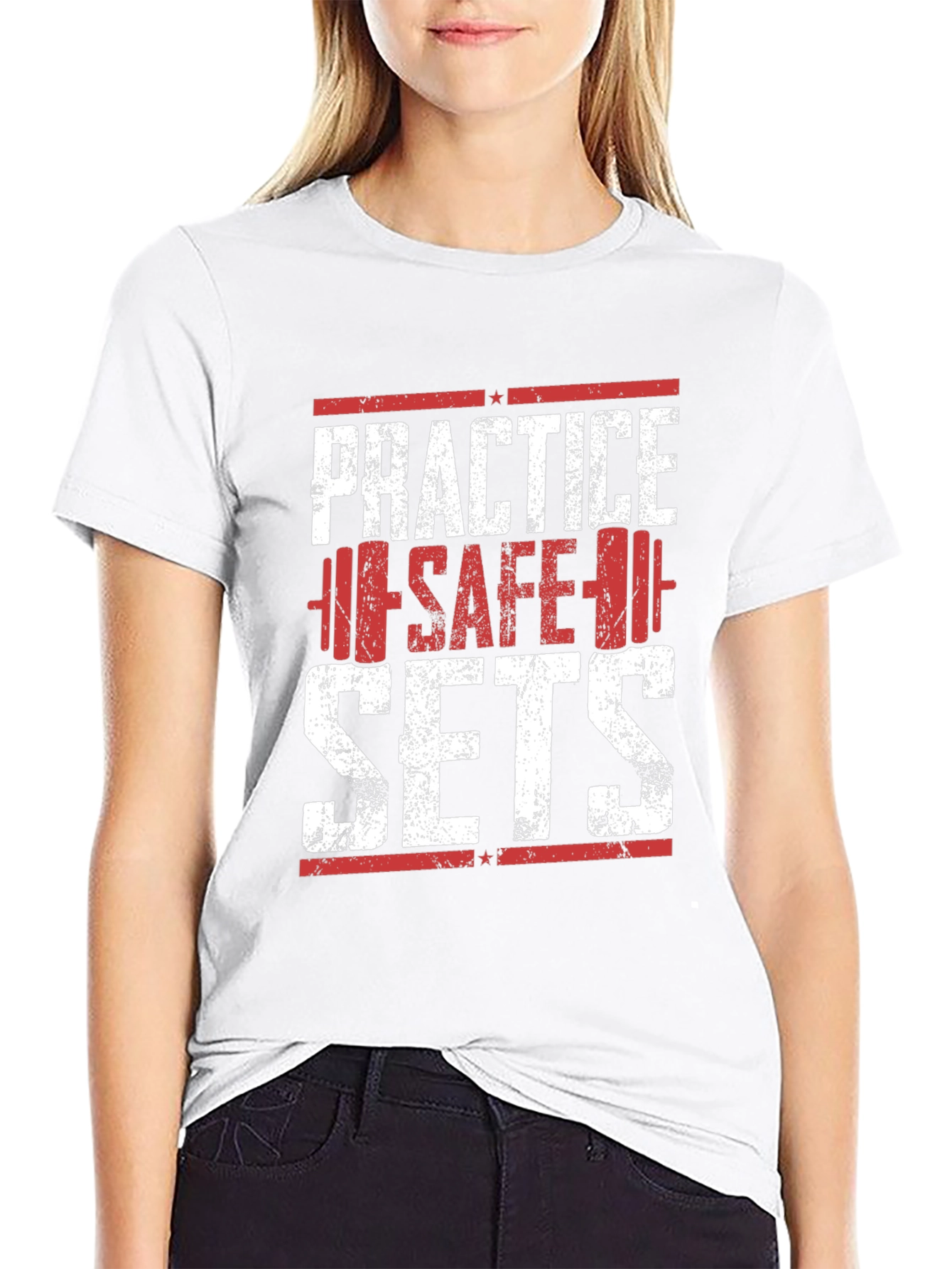 Practice Safe Sets Gym T-Shirt