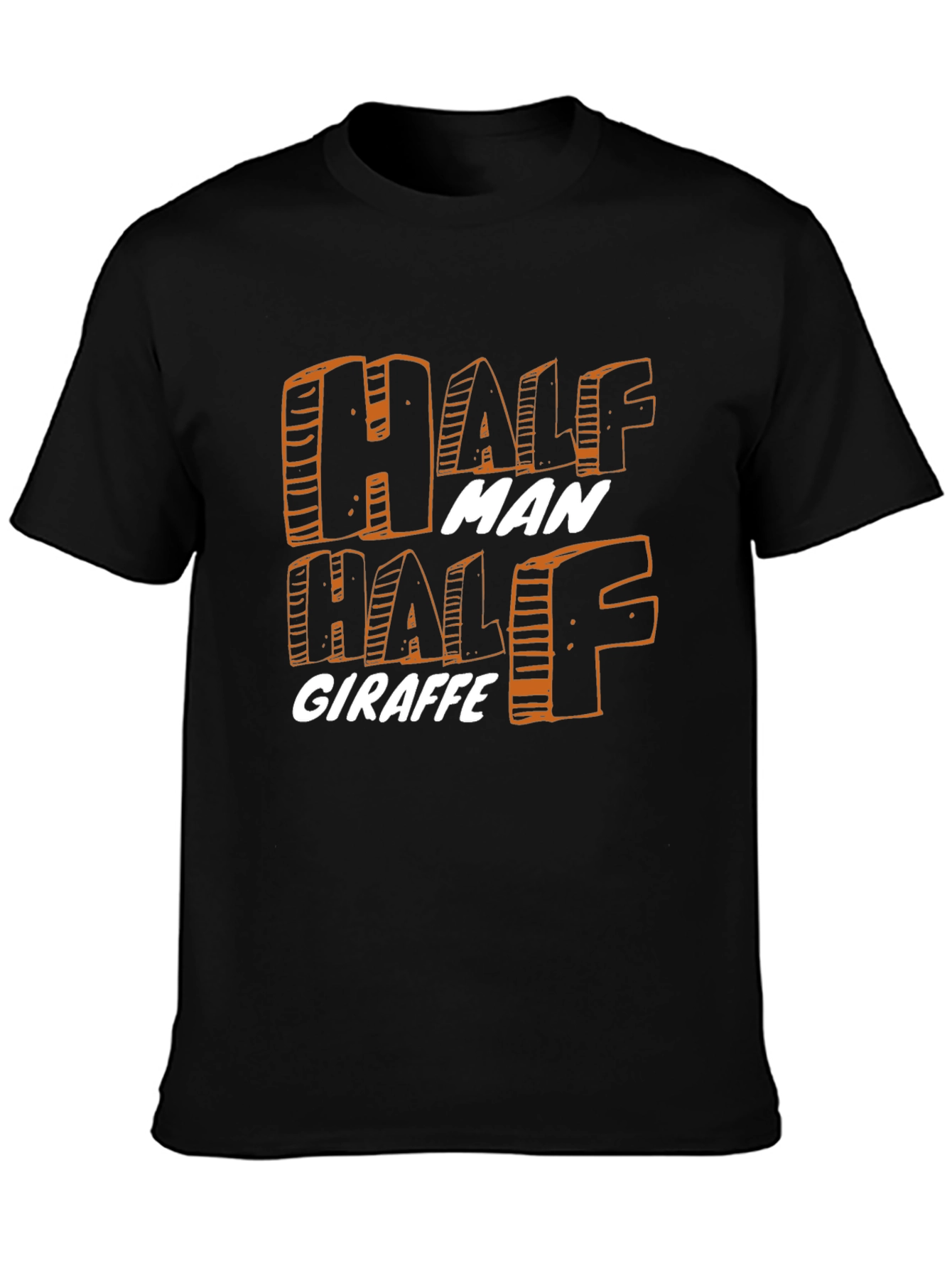 Half Man Half Giraffe Graphic T-Shirt