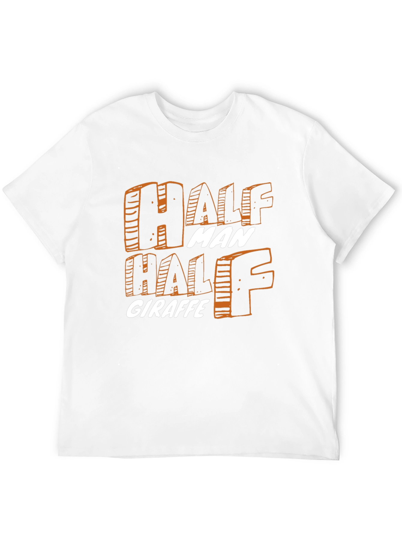 Half Man Half Giraffe Graphic T-Shirt