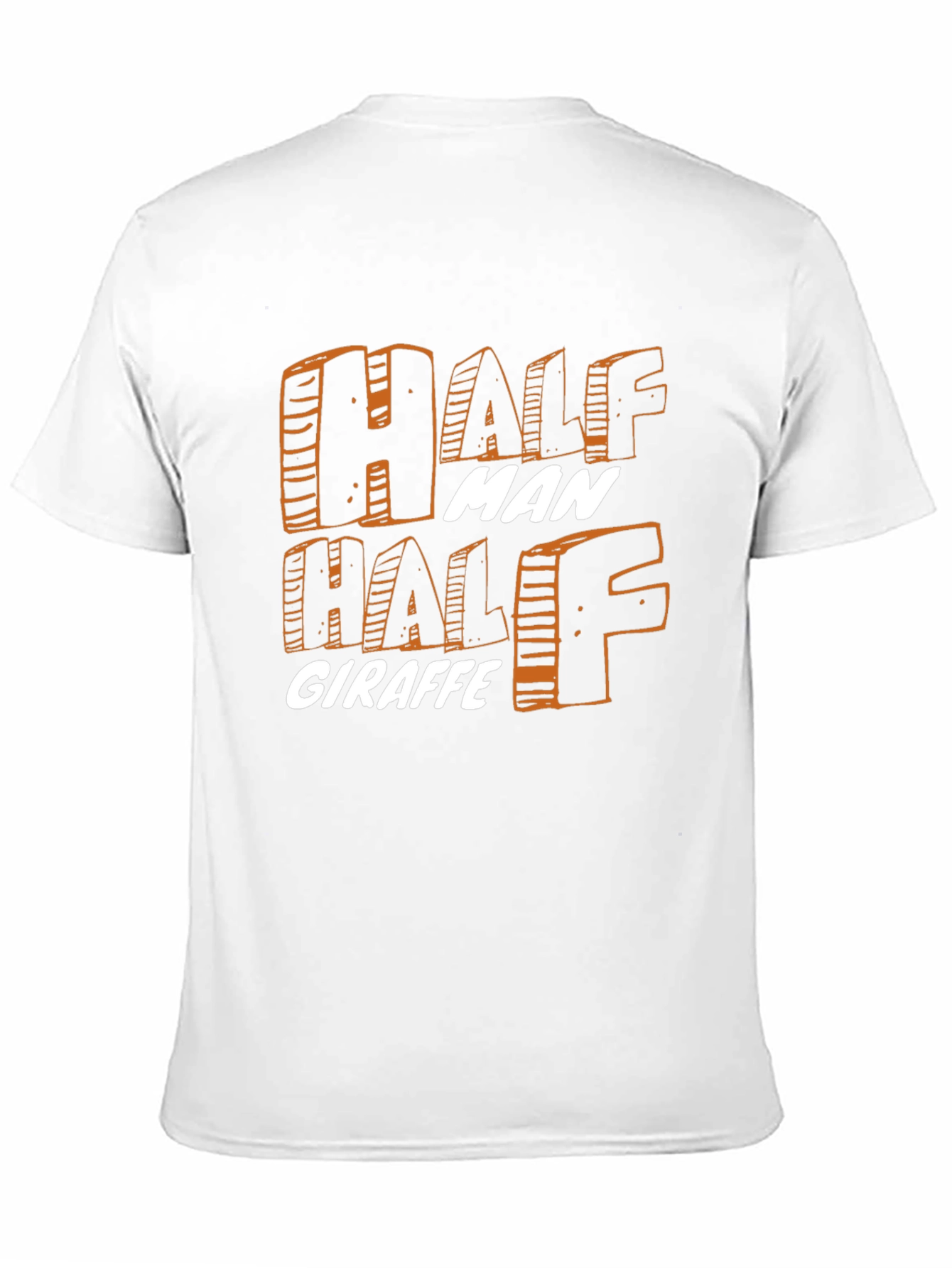 Half Man Half Giraffe Graphic T-Shirt