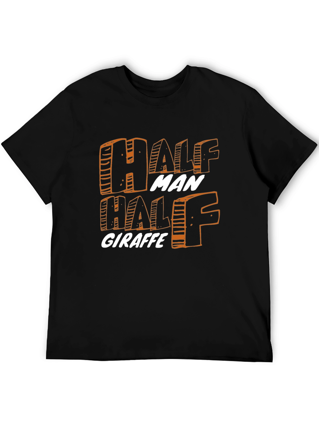 Half Man Half Giraffe Graphic T-Shirt