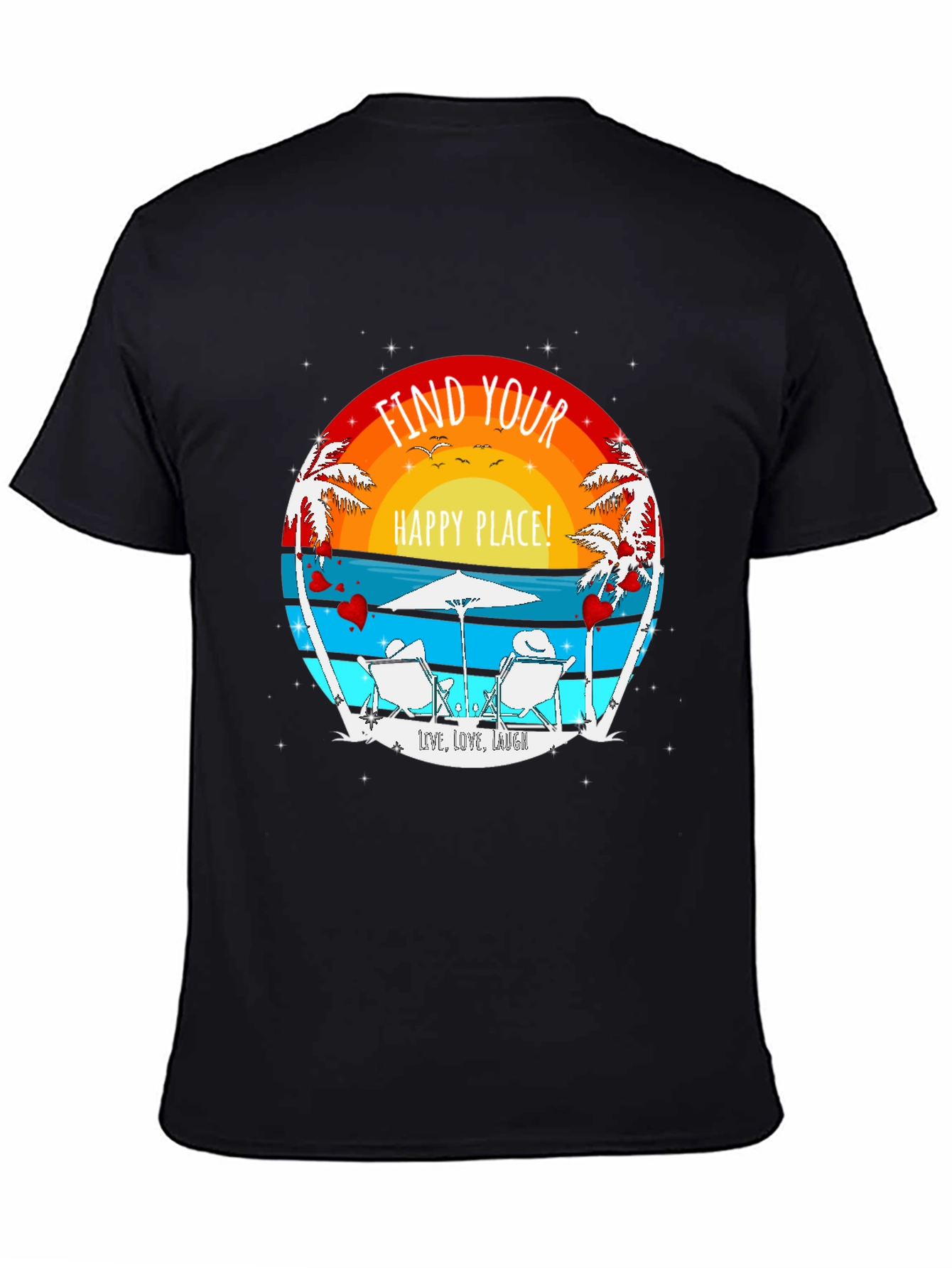 Find Your Happy Place Beach T-Shirt
