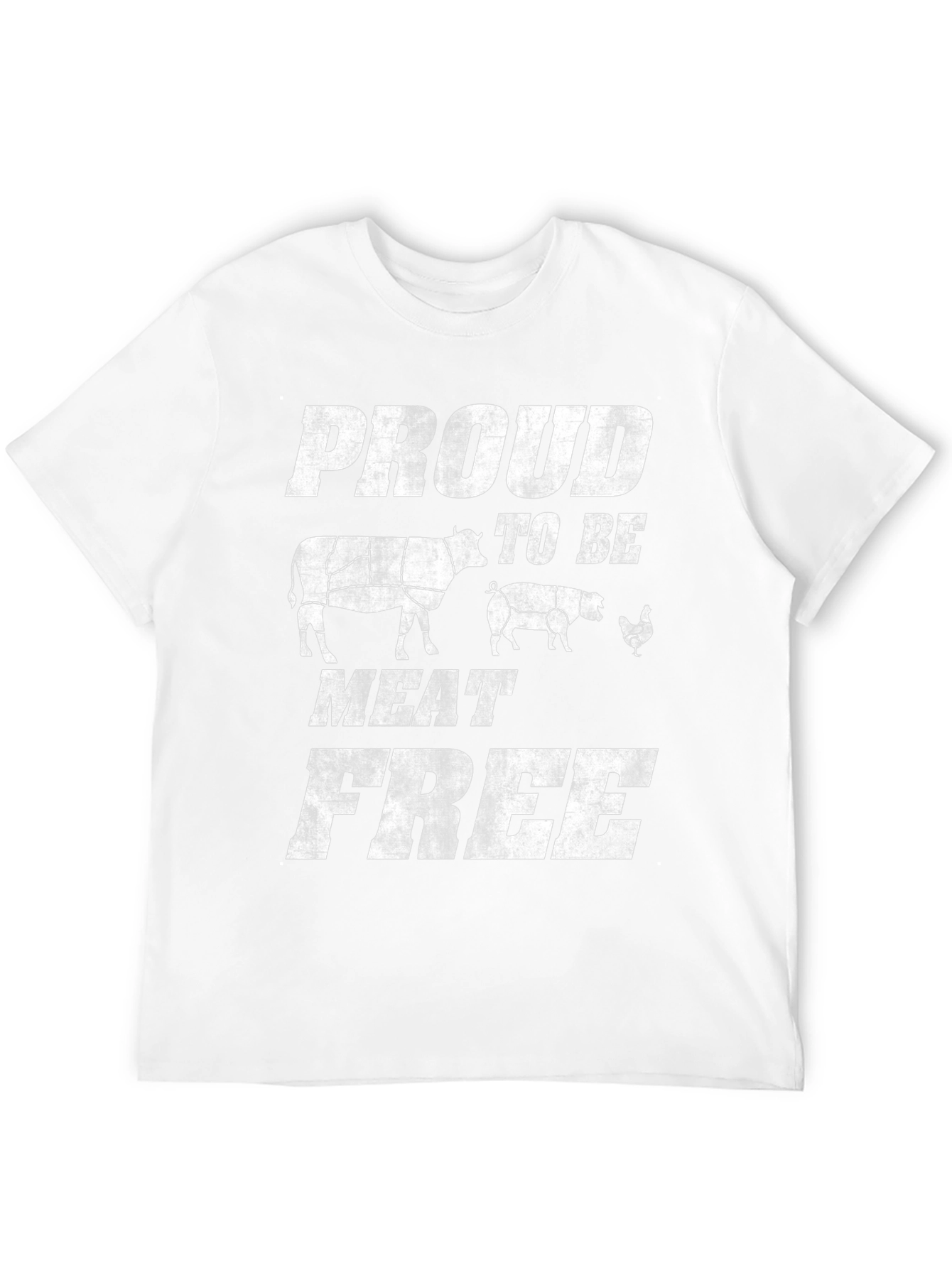 Proud To Be Meat Free Graphic T-Shirt