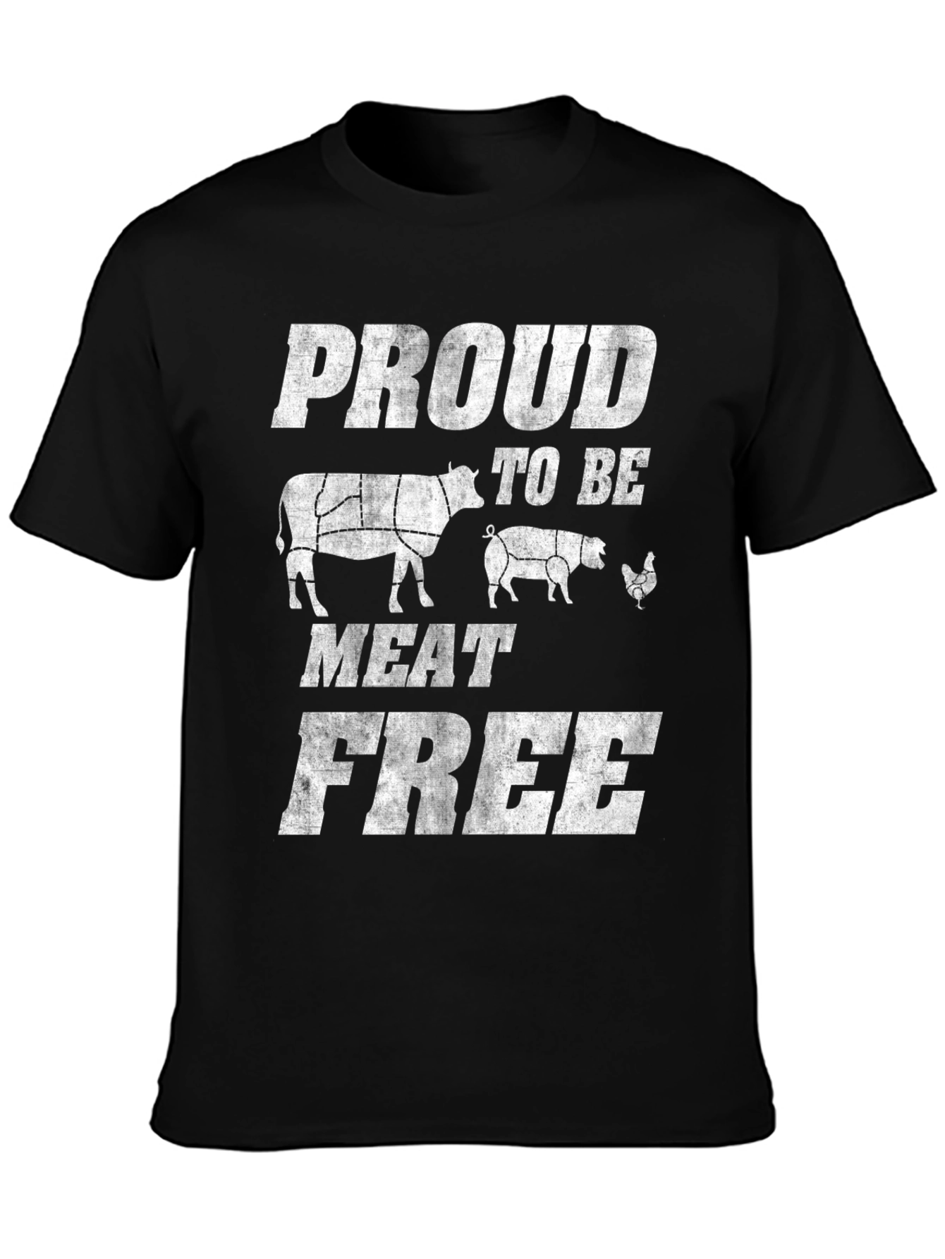 Proud To Be Meat Free Graphic T-Shirt