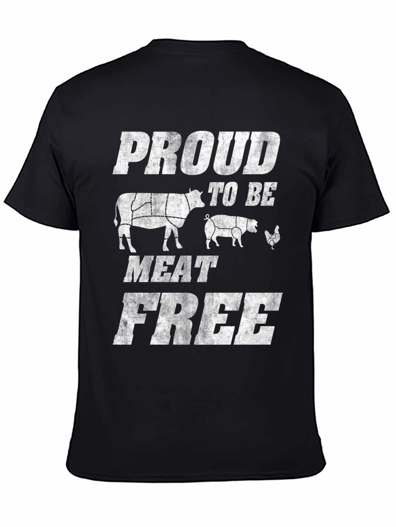 Proud To Be Meat Free Graphic T-Shirt