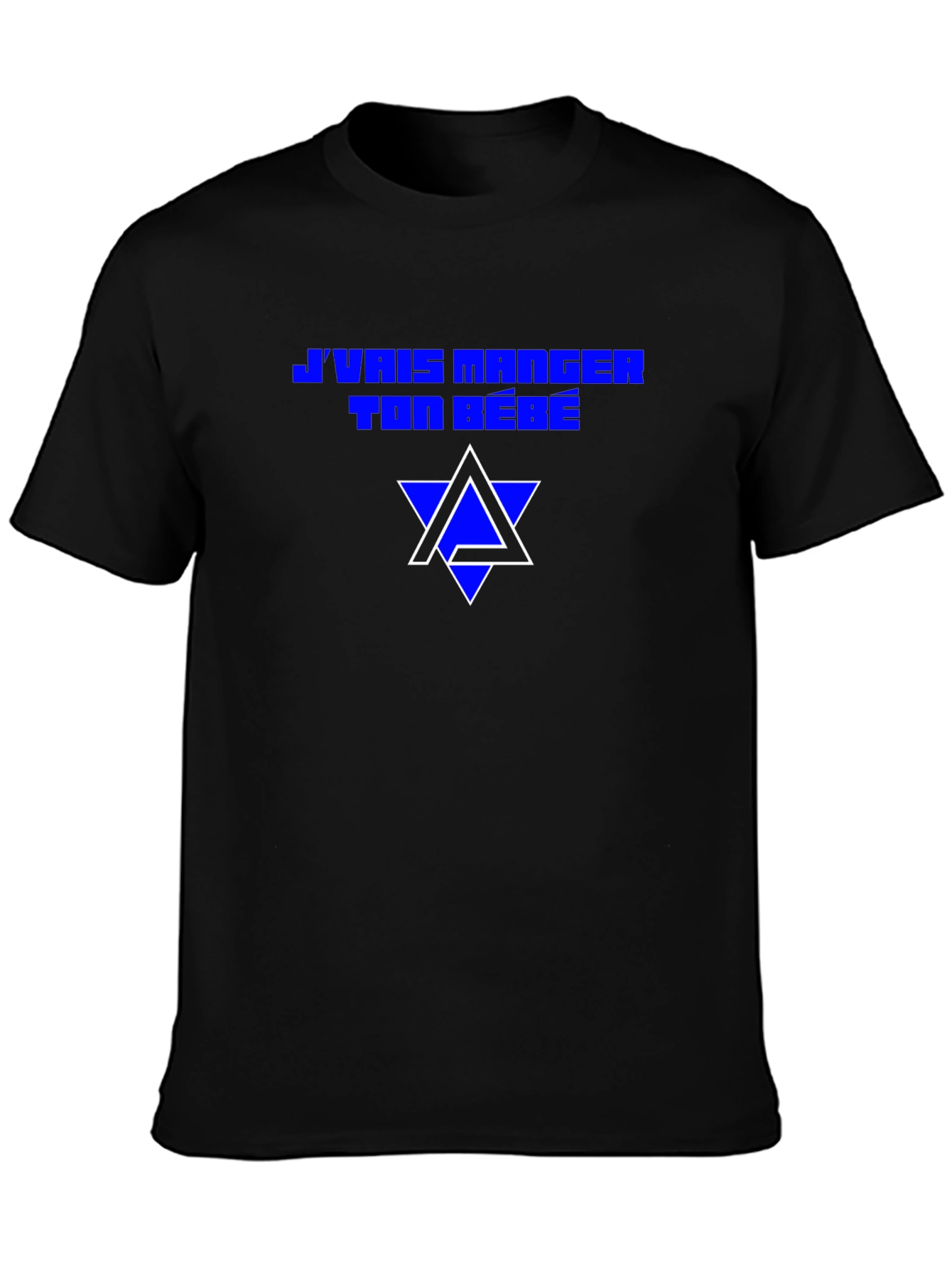 Jvais Manger Ton Bébé Graphic Tee - Black