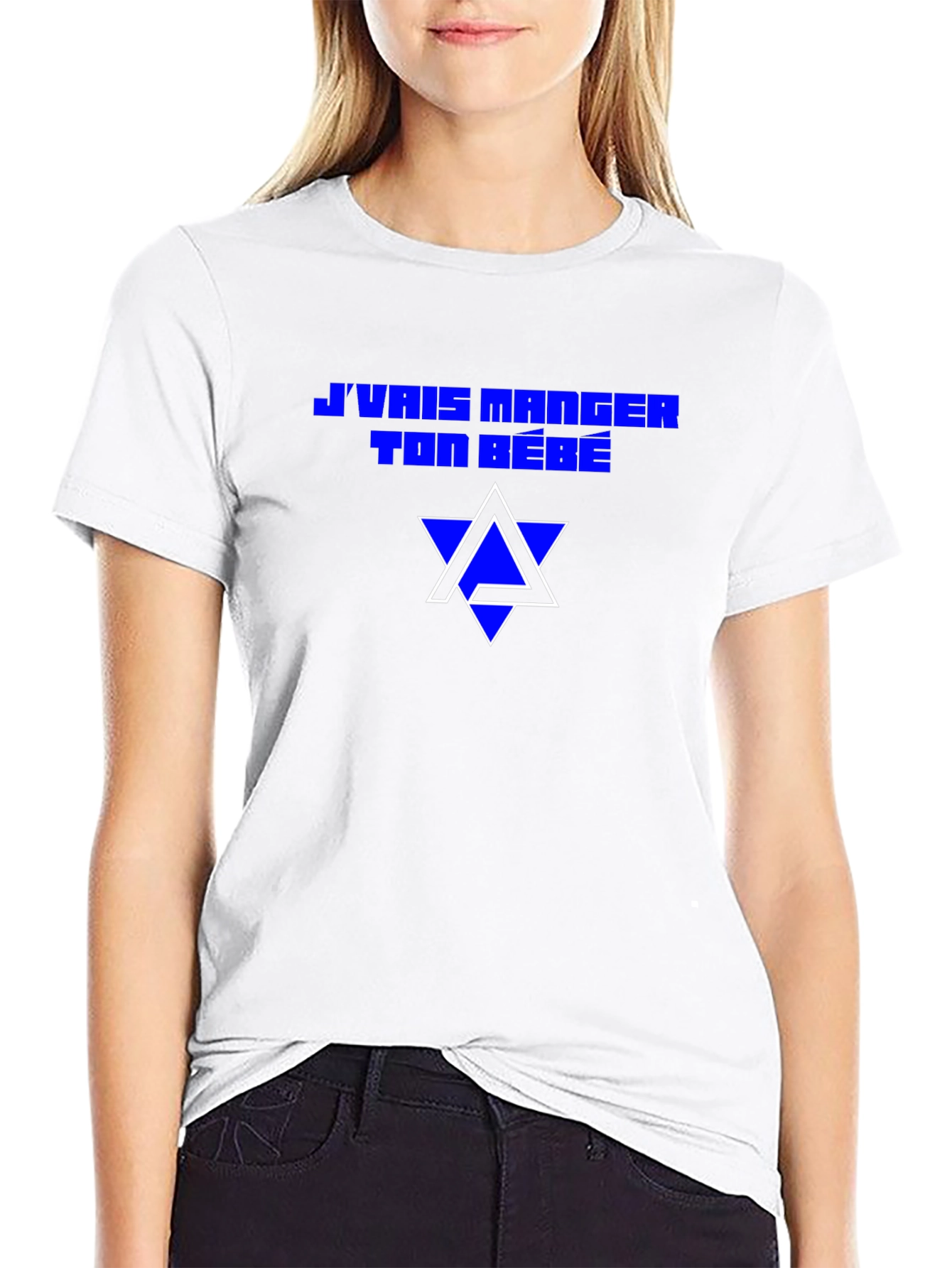 Jvais Manger Ton Bébé Graphic Tee - Black