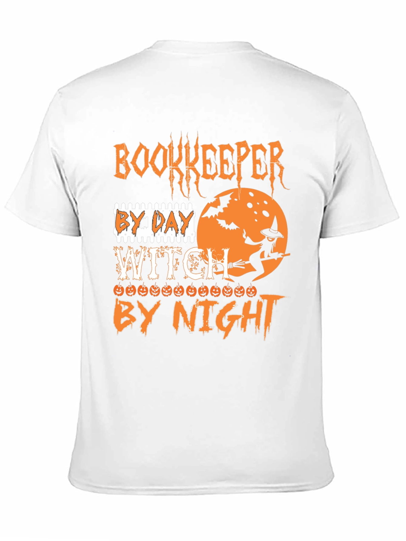Bookkeeper by Day Witch by Night Halloween T-Shirt