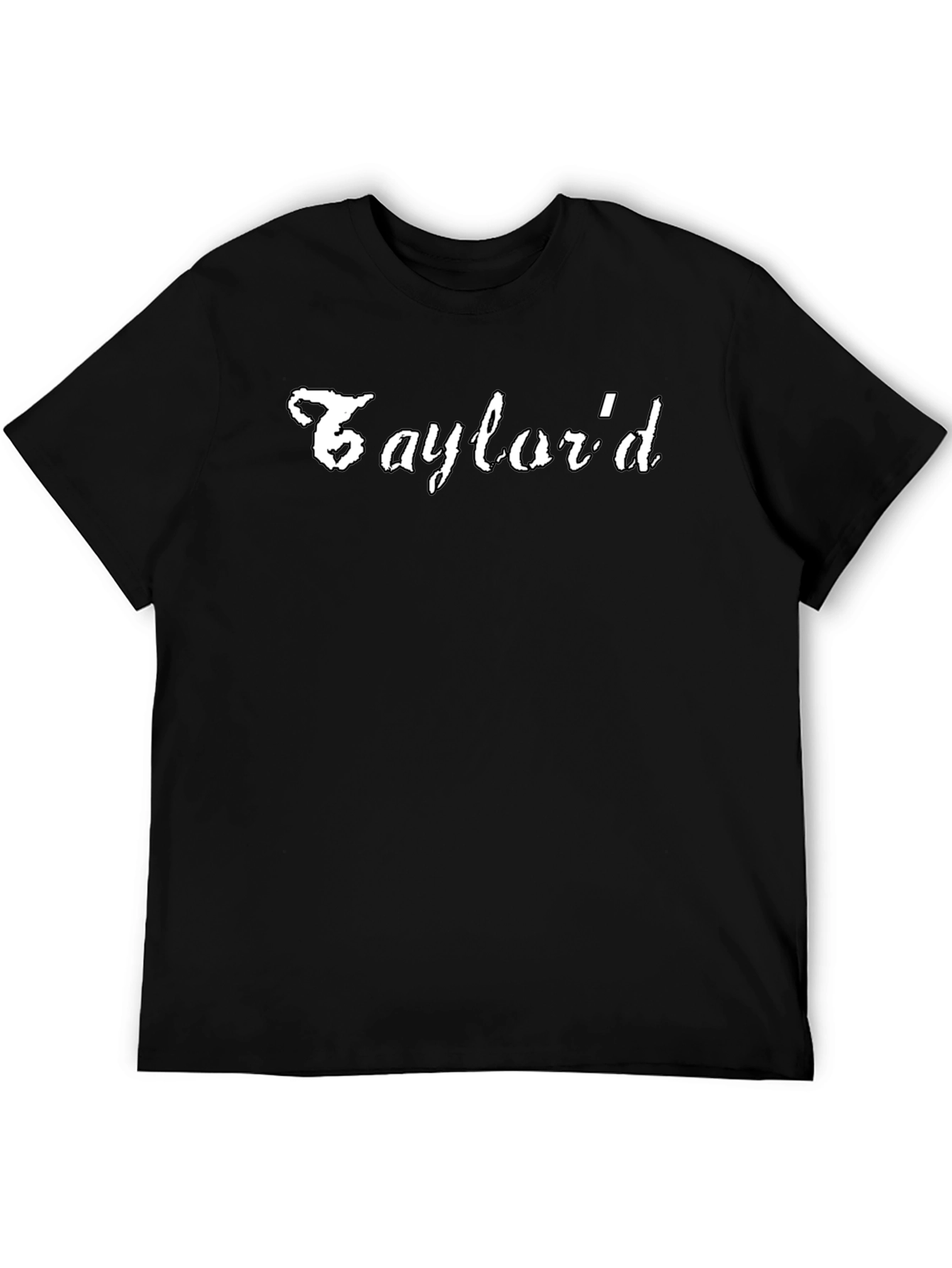 Saylordd Graphic Print Black T-Shirt