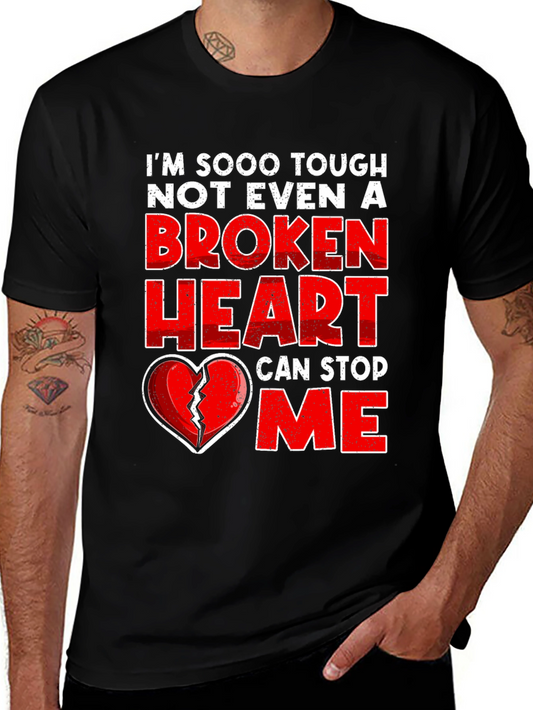 Tough Broken Heart Graphic Tee - Mens