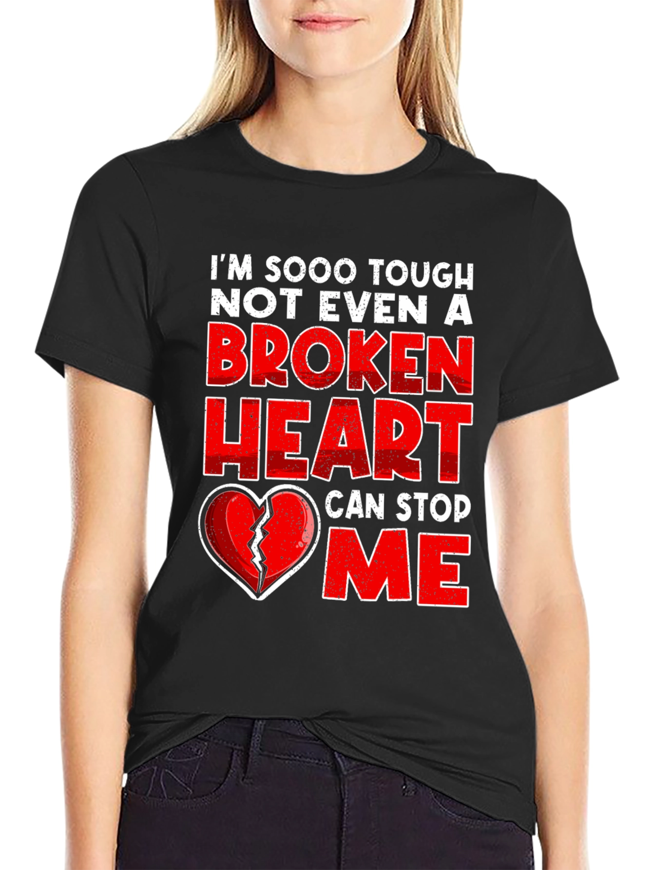 Tough Broken Heart Graphic Tee - Mens