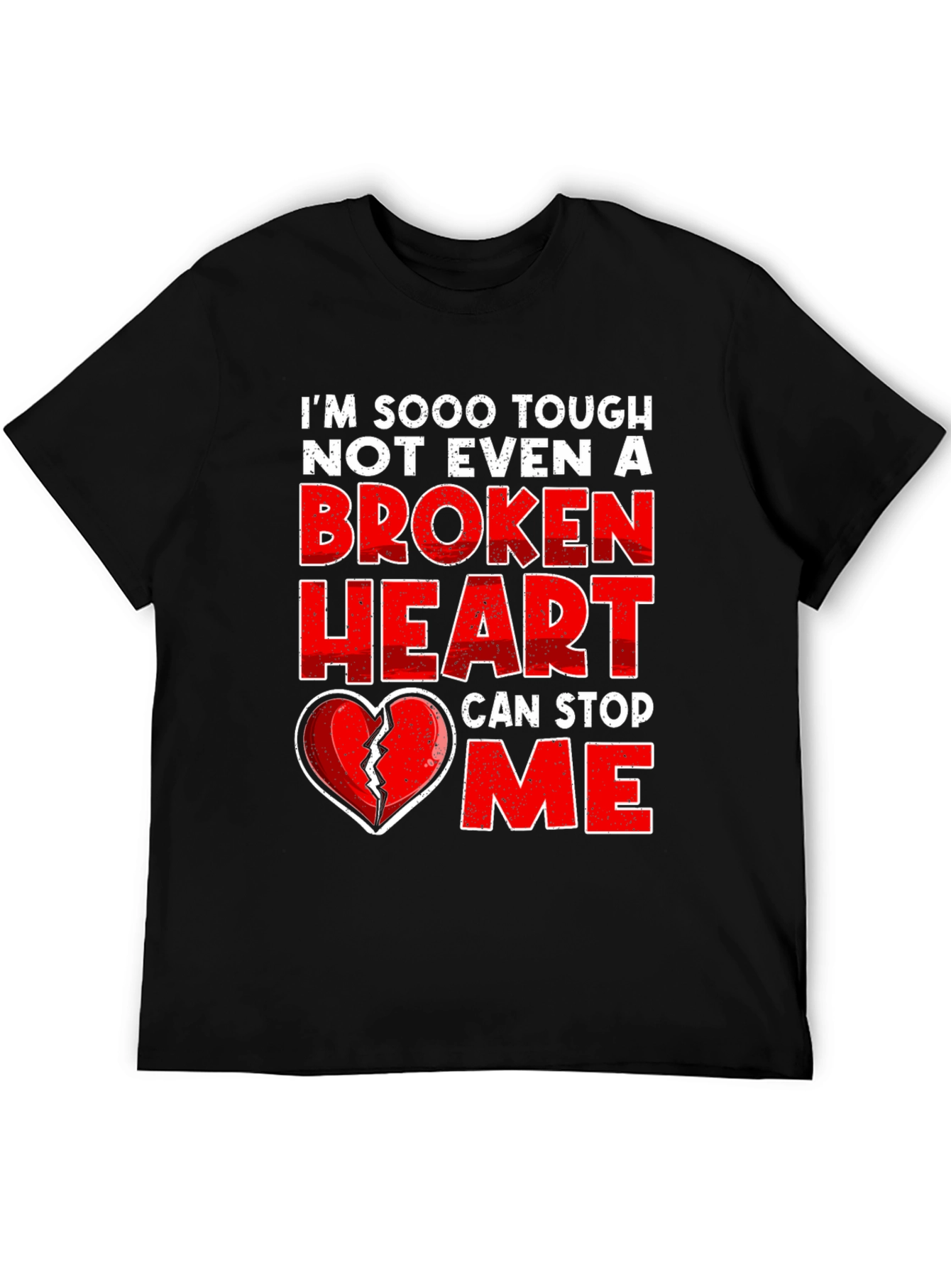 Tough Broken Heart Graphic Tee - Mens
