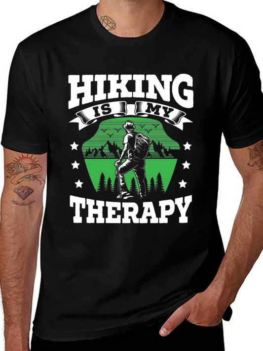 Hiking Therapy T-Shirt - Nature Lover Apparel