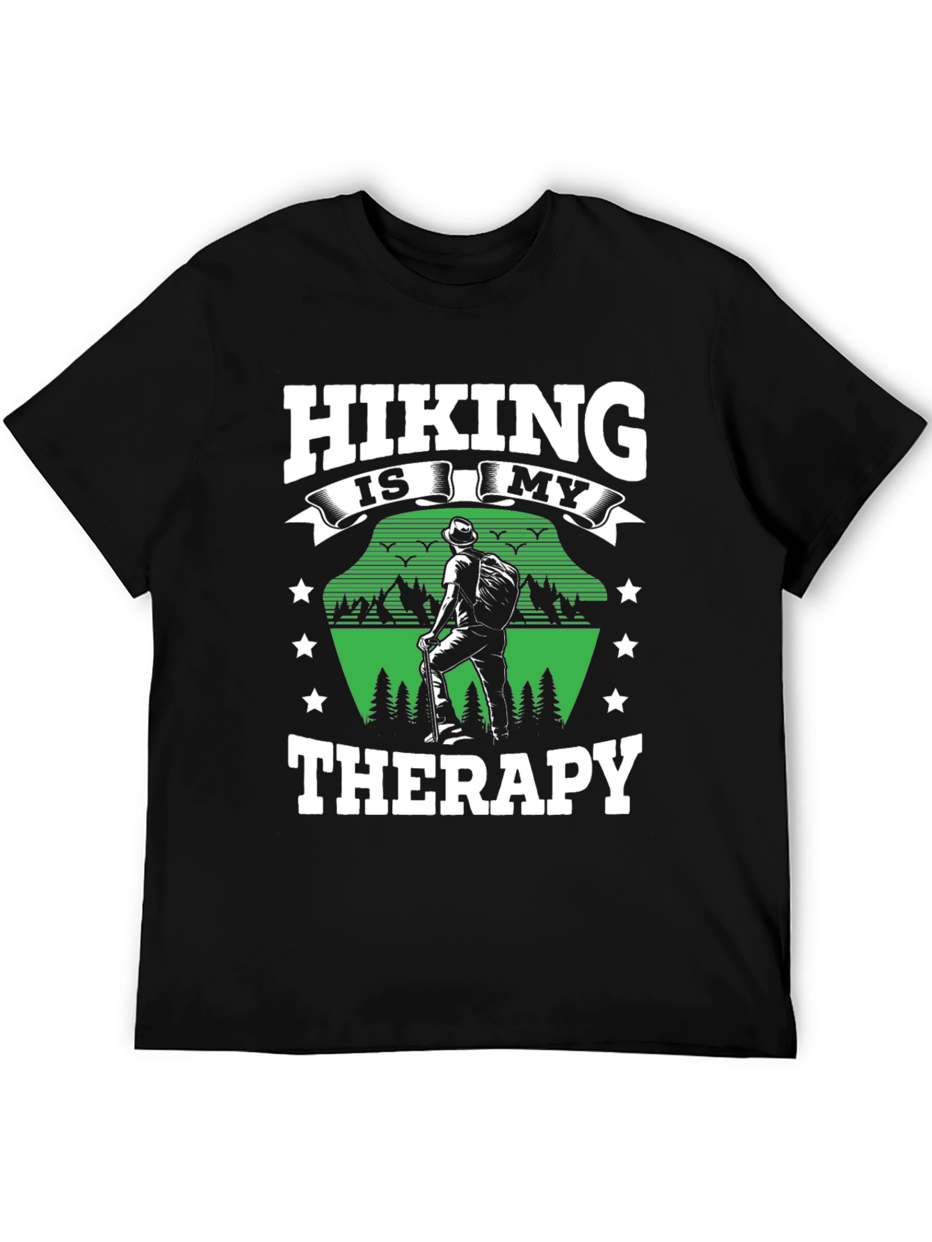 Hiking Therapy T-Shirt - Nature Lover Apparel