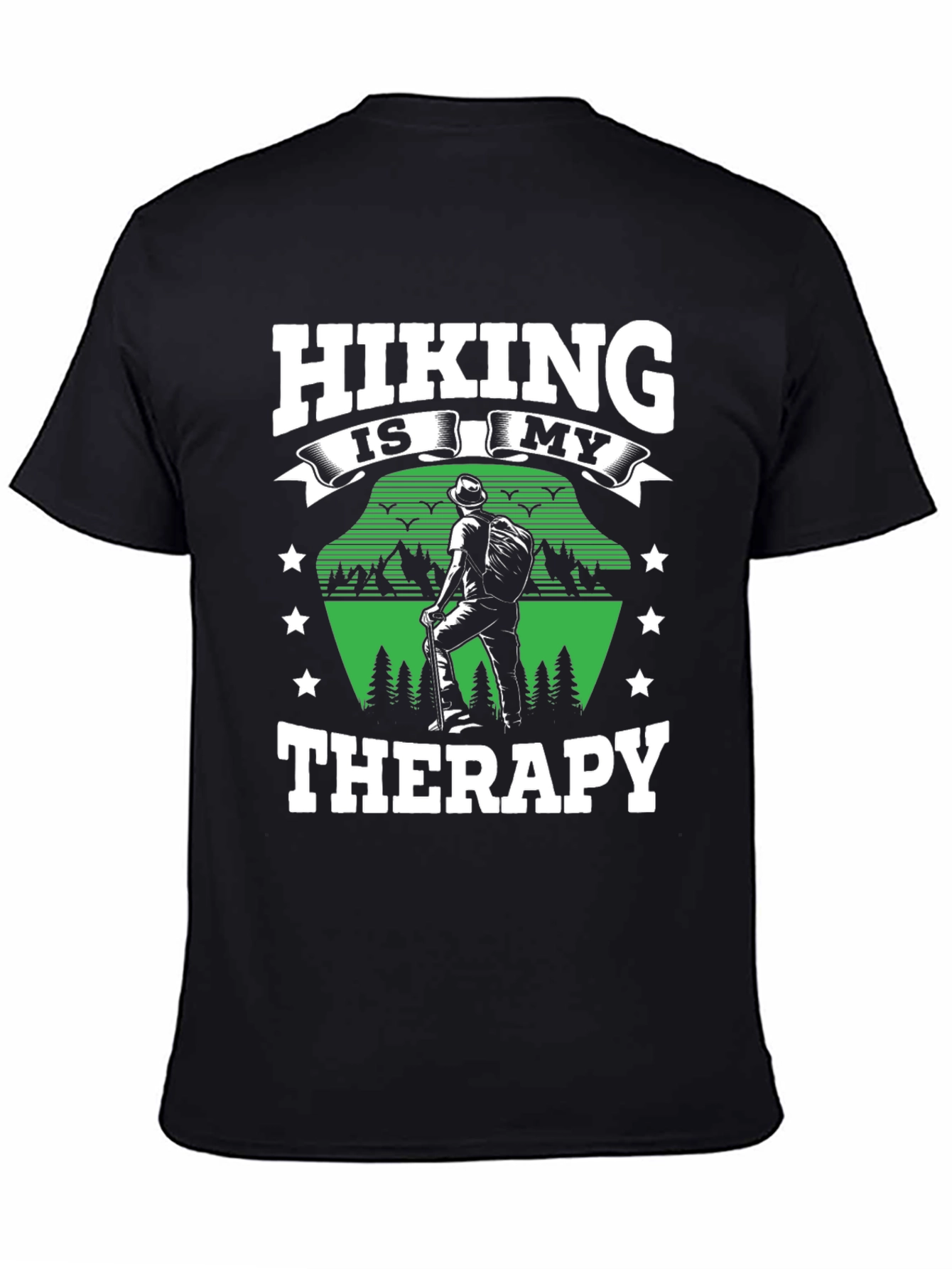 Hiking Therapy T-Shirt - Nature Lover Apparel
