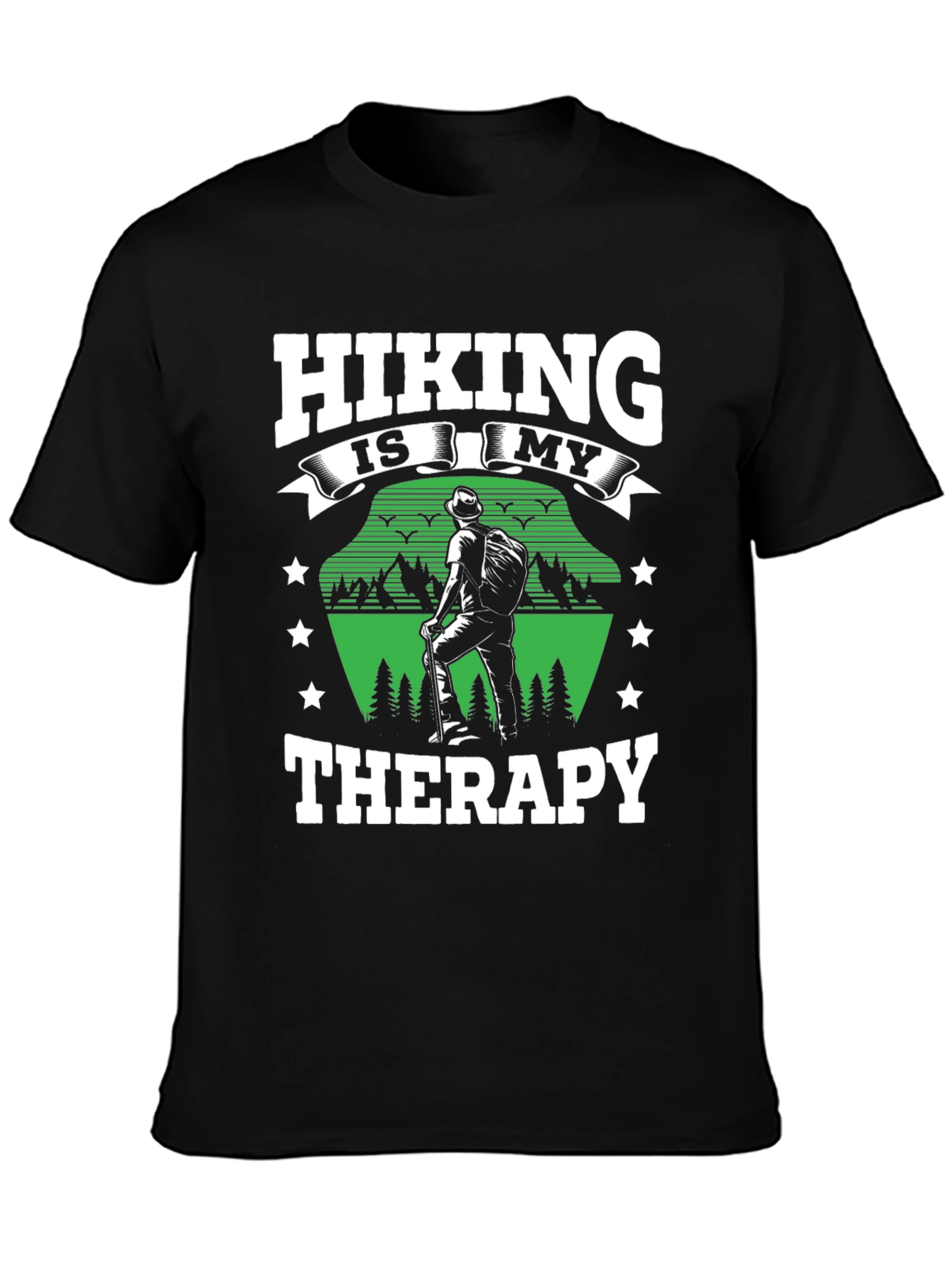 Hiking Therapy T-Shirt - Nature Lover Apparel