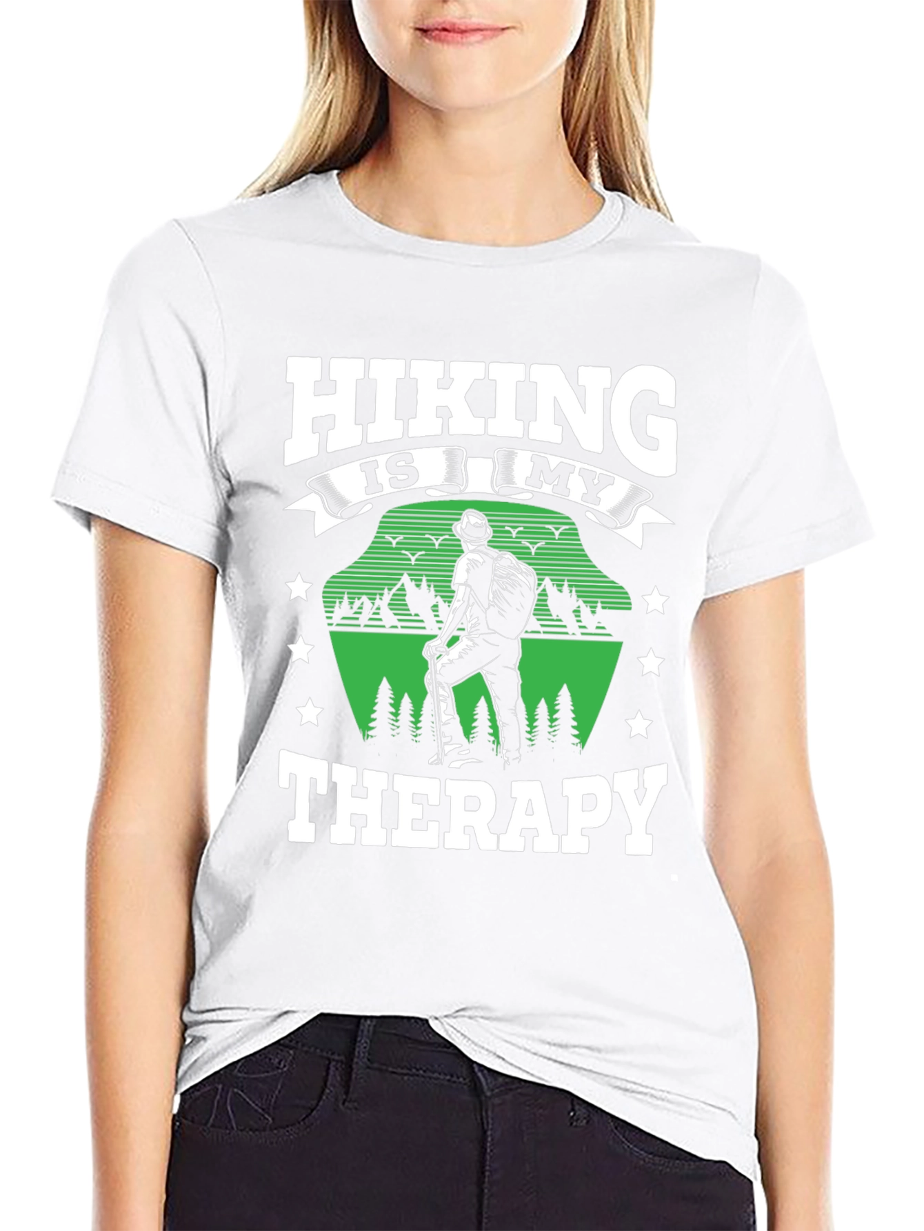 Hiking Therapy T-Shirt - Nature Lover Apparel