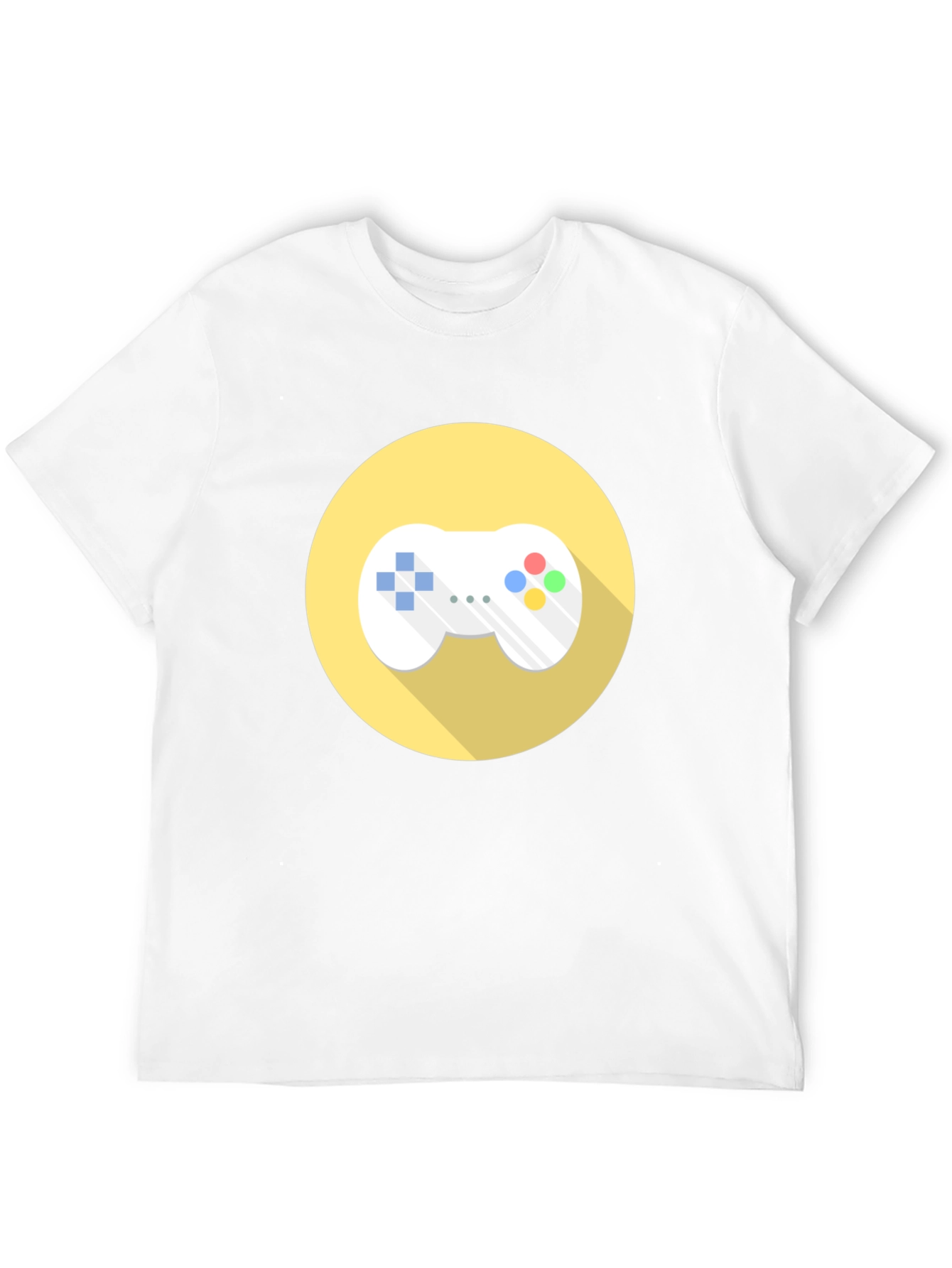 Gaming Controller Graphic Tee - Black Casual T-Shirt