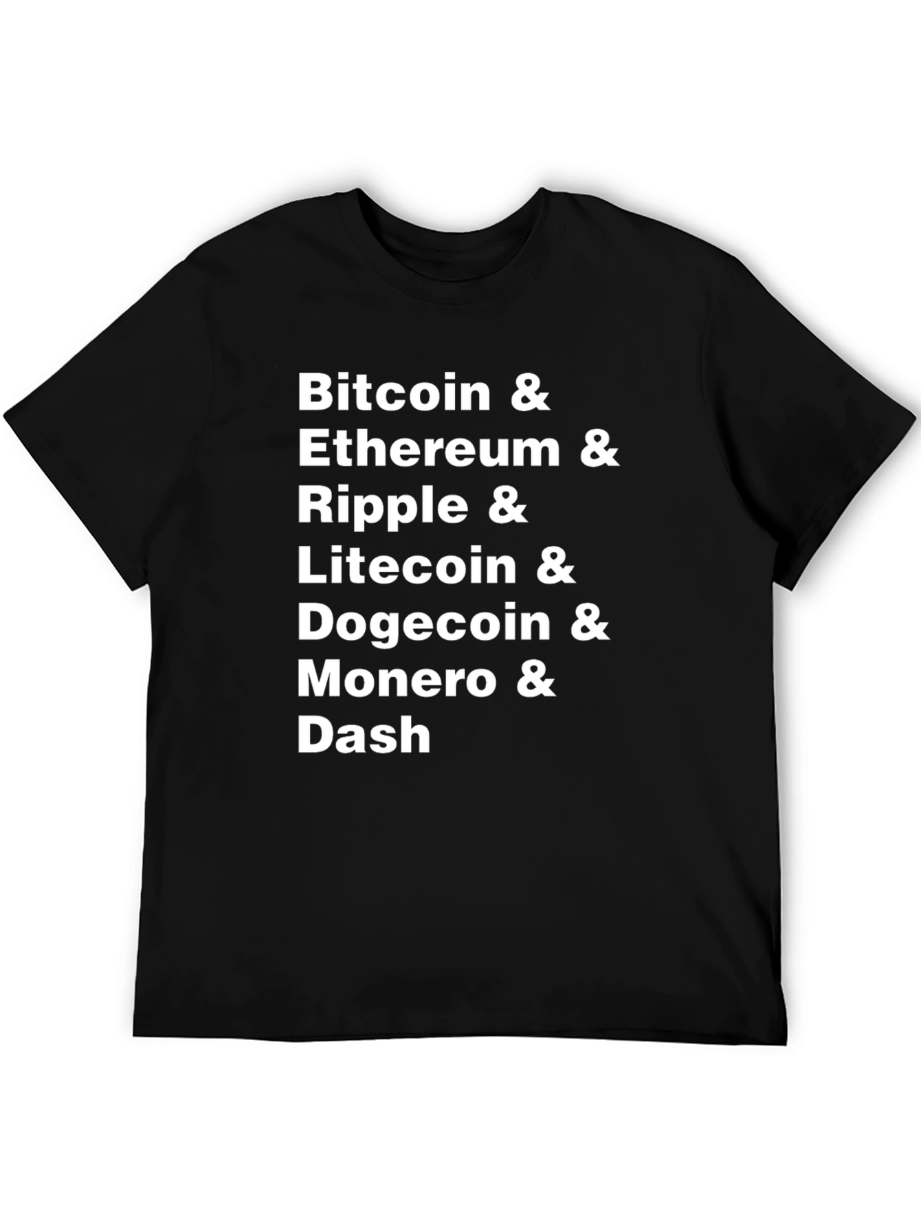 Crypto Cryptocurrency Coins T-Shirt